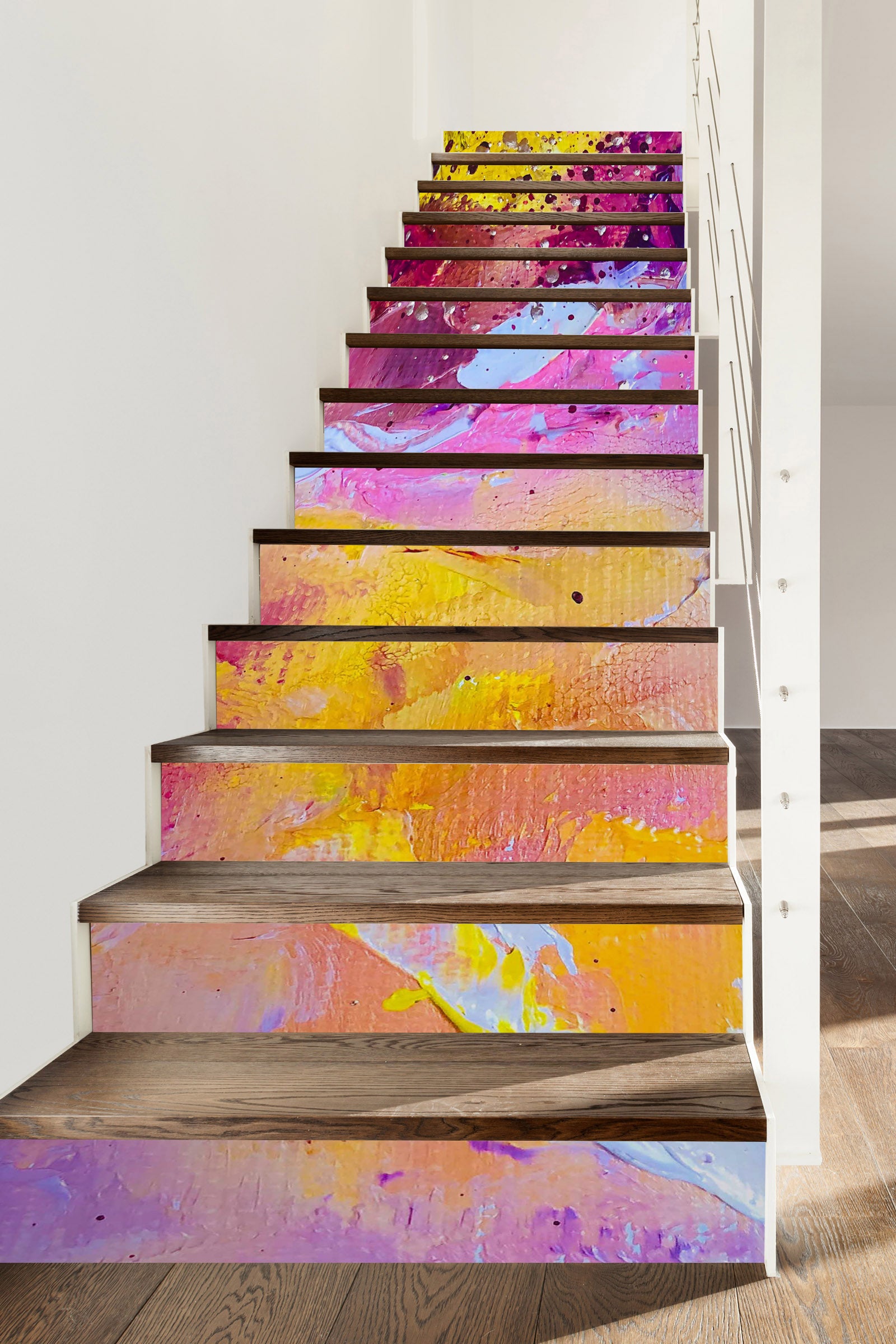 3D Pink Quicksand 2038 Skromova Marina Stair Risers