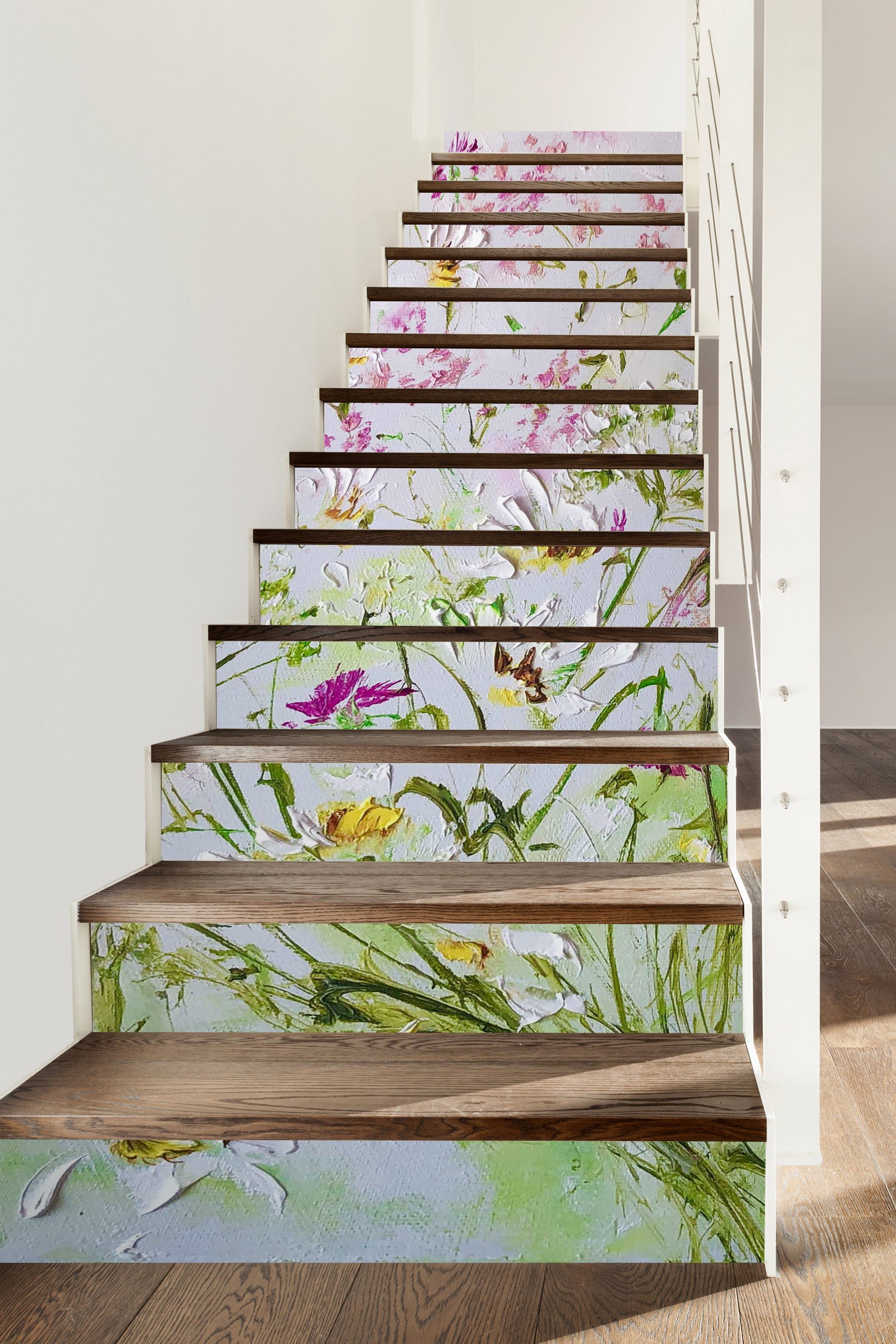 3D Pigment Flower 393 Skromova Marina Stair Risers