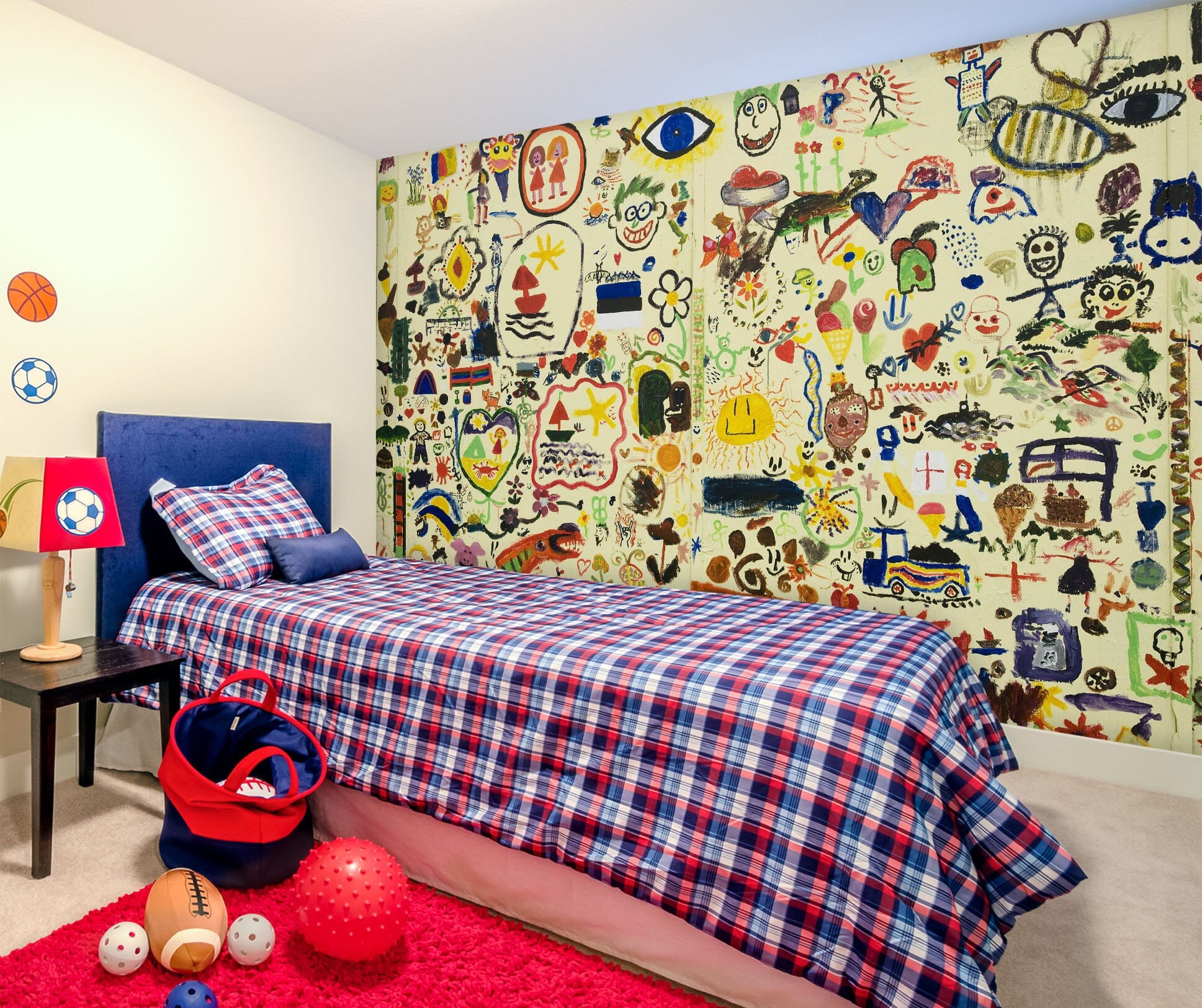 3D Cute Illustration 1109 Wall Murals Wallpaper AJ Wallpaper 2