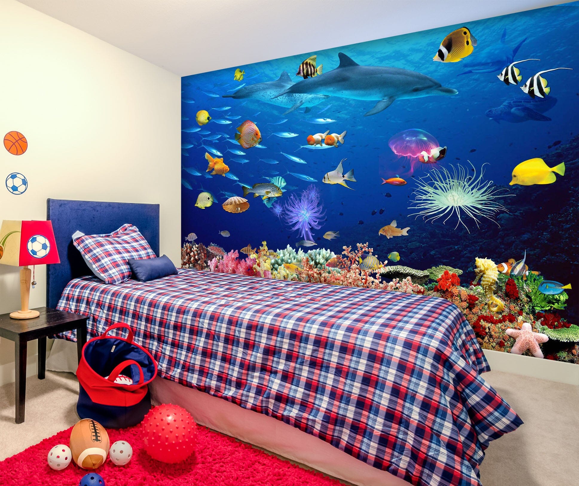 3D The Underwater World 1603 Wall Murals Wallpaper AJ Wallpaper 2