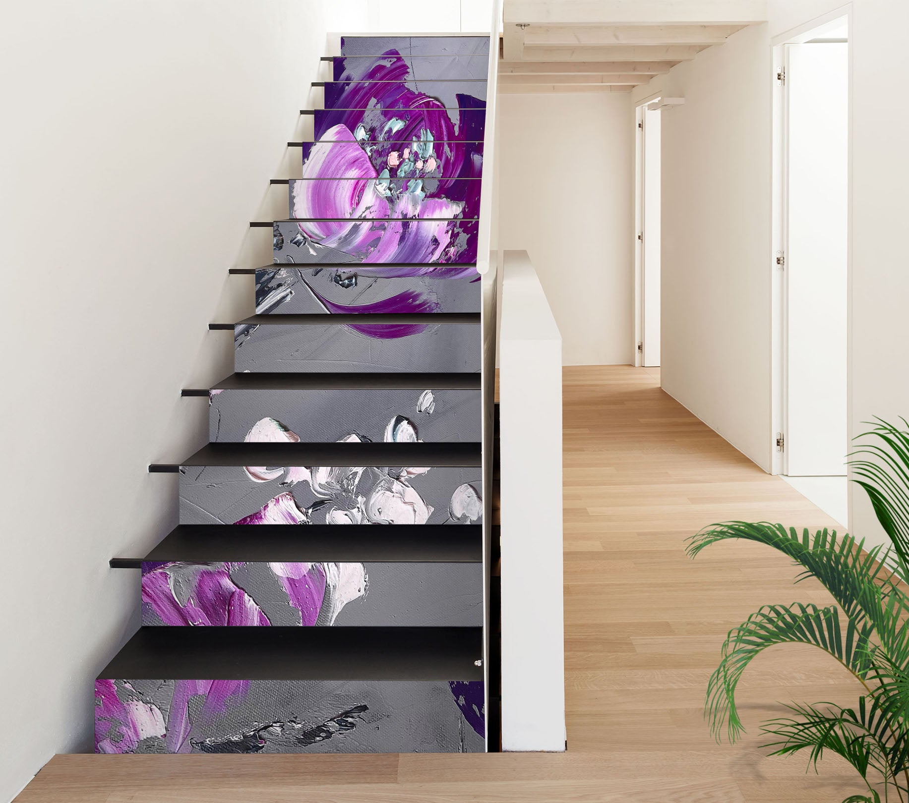 3D Elegant Flower 3923 Skromova Marina Stair Risers
