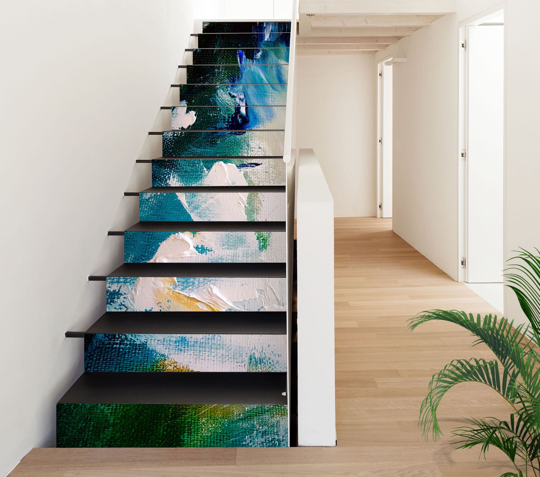 3D Painted Pigments 2194 Skromova Marina Stair Risers