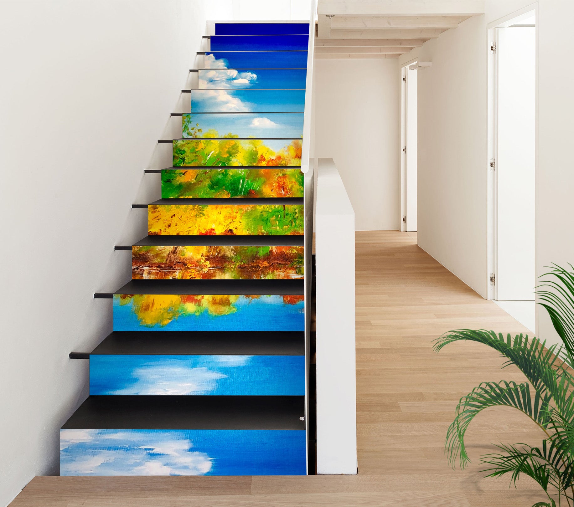3D Oil Painting Landscape 2186 Skromova Marina Stair Risers