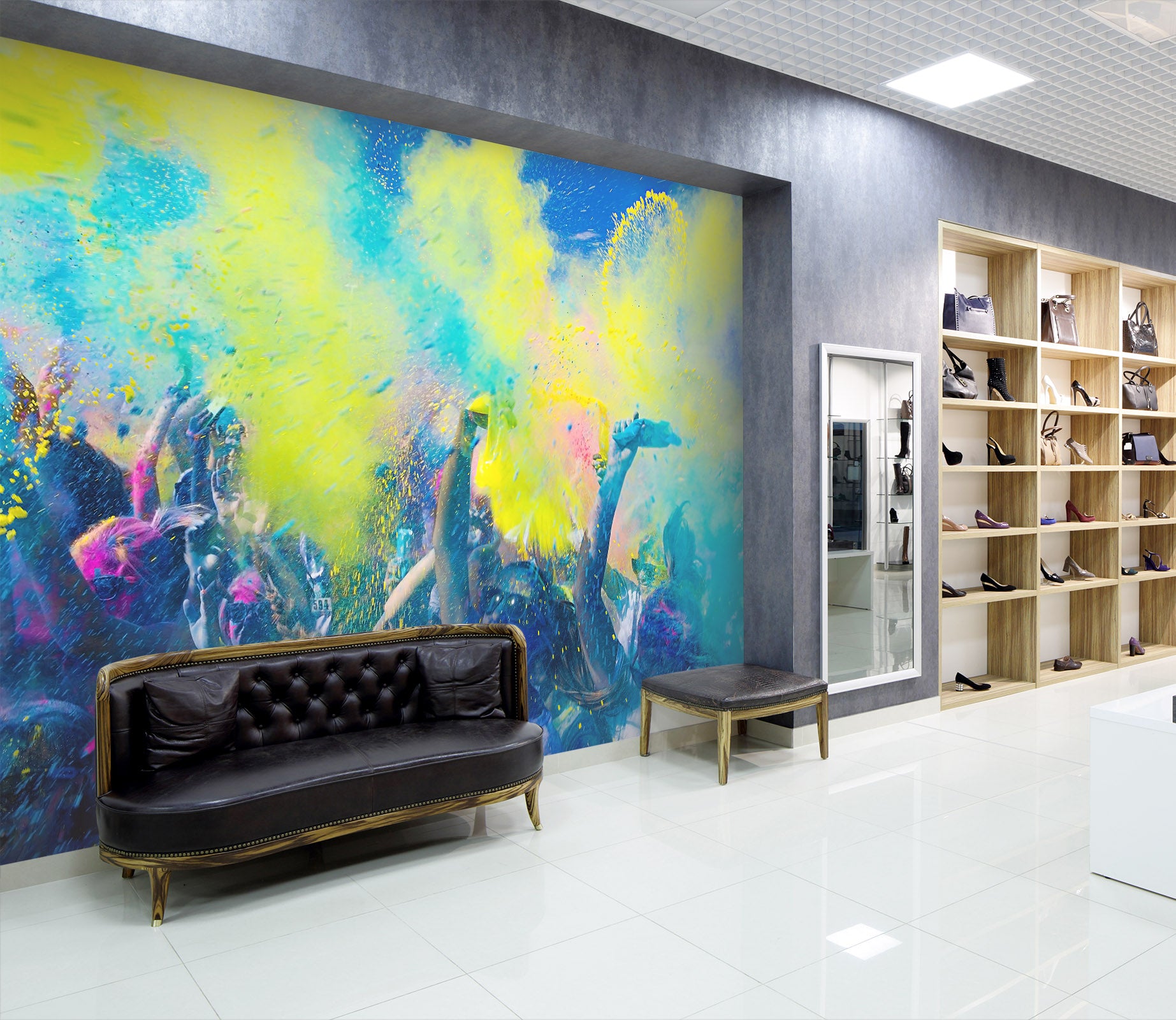 3D Party Paint 103 Wall Murals Wallpaper AJ Wallpaper 2