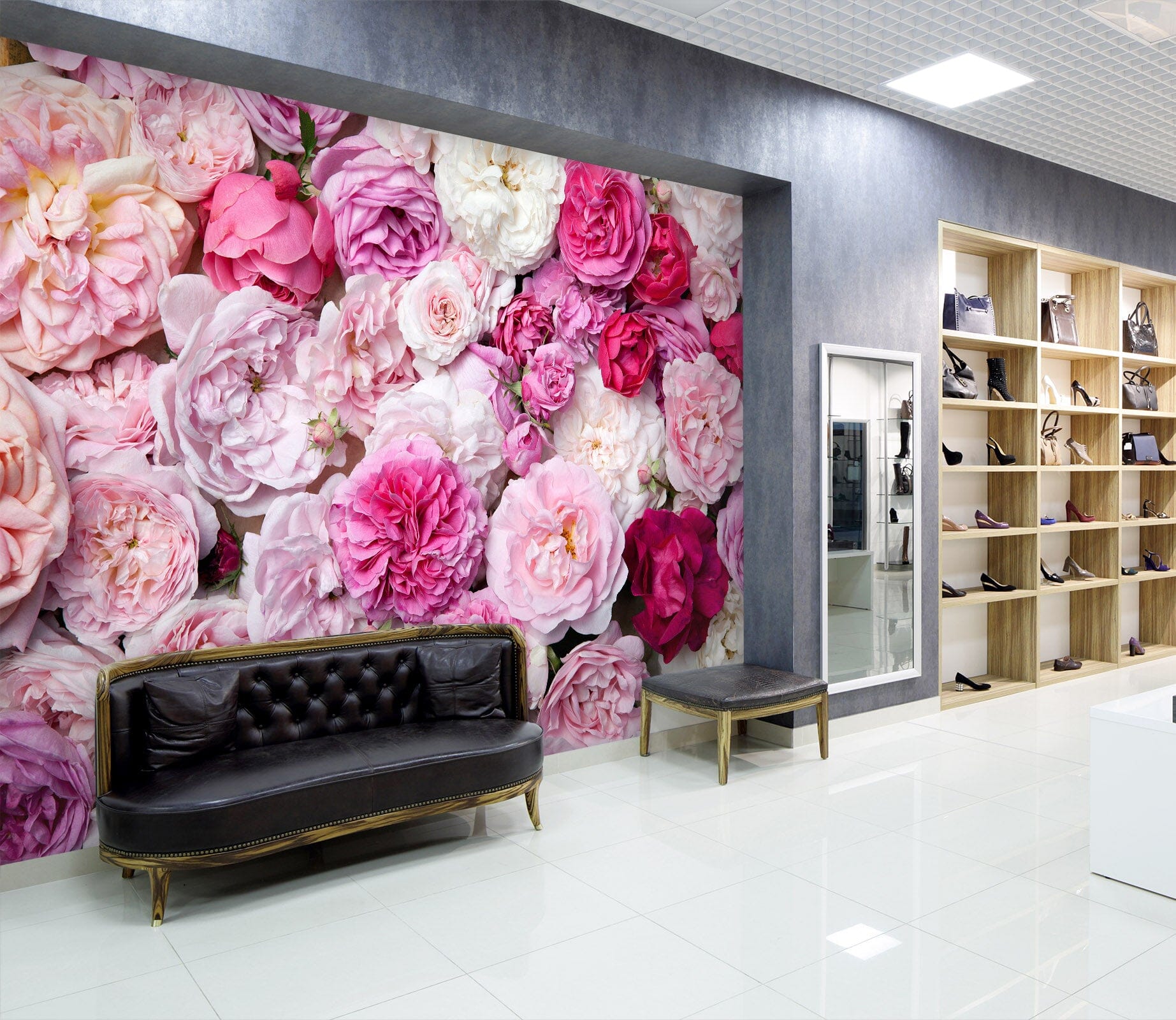 3D Pink Flower Sea 132 Wall Murals Wallpaper AJ Wallpaper 2