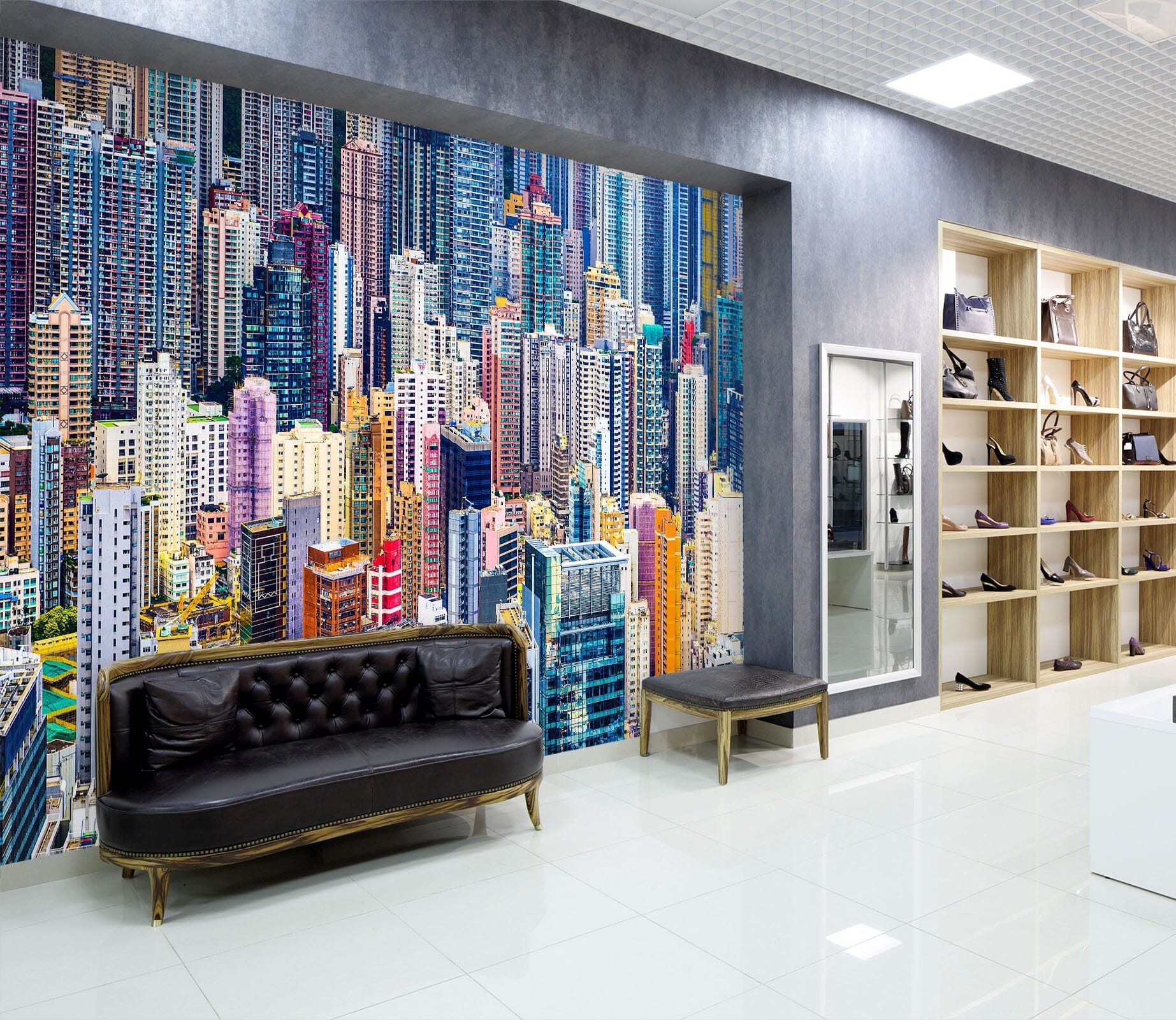3D Colored Building 125 Wall Murals Wallpaper AJ Wallpaper 2