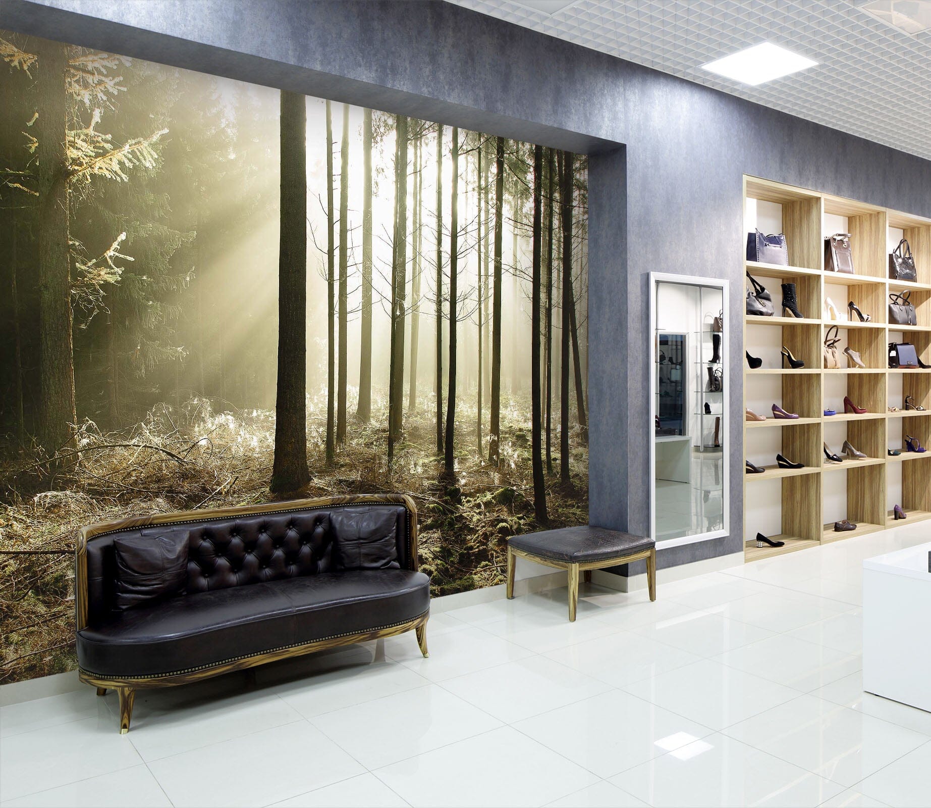 3D Sunshine Forest 128 Wall Murals Wallpaper AJ Wallpaper 2