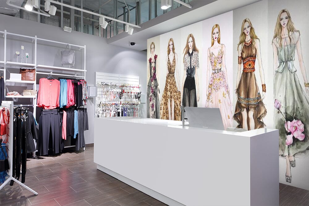 3D Beautiful Dress 1596 Wall Murals Wallpaper AJ Wallpaper 2