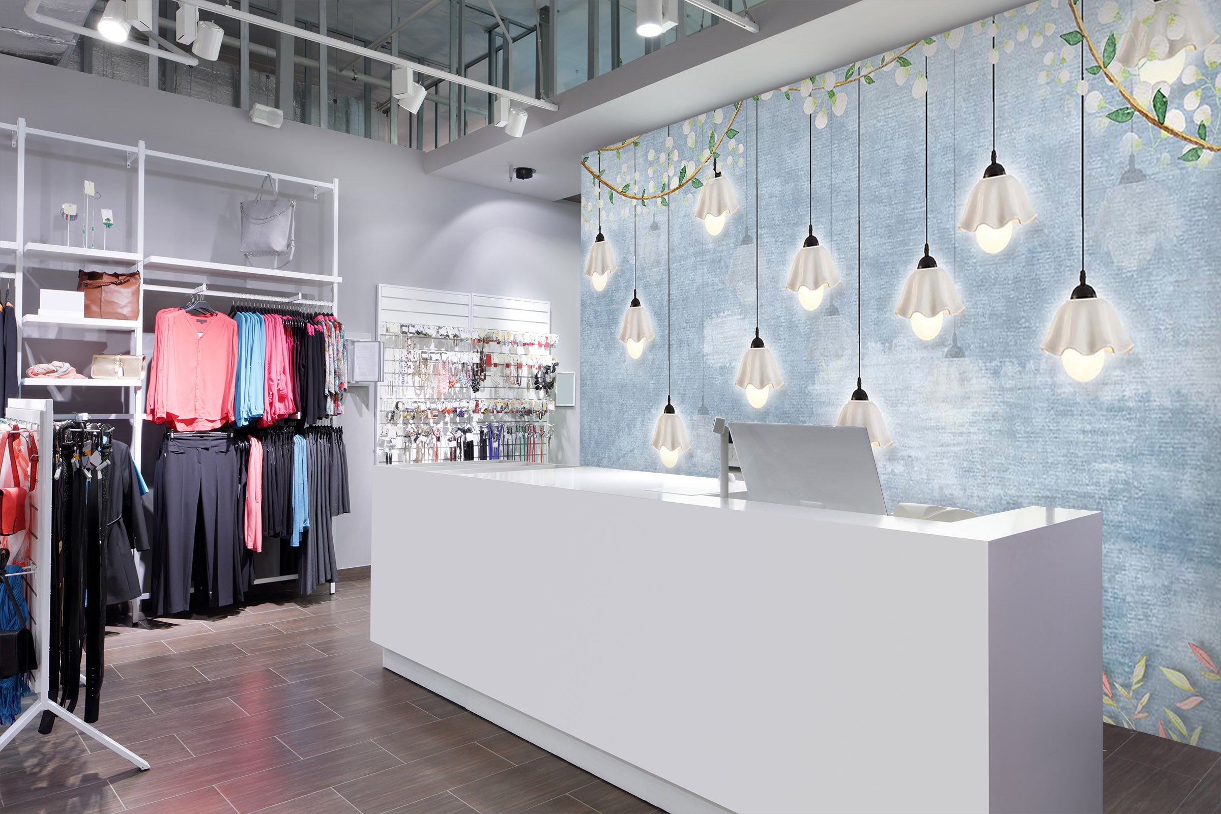 3D Flower Bulb 120 Wall Murals