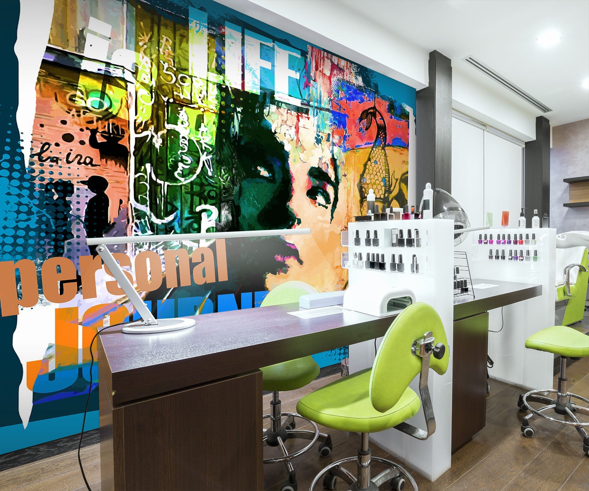 3D Poster Girl 080 Wall Murals Wallpaper AJ Wallpaper 2