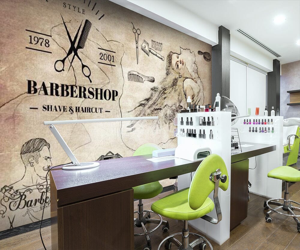 3D Black Scissors 1501 Wall Murals Wallpaper AJ Wallpaper 2