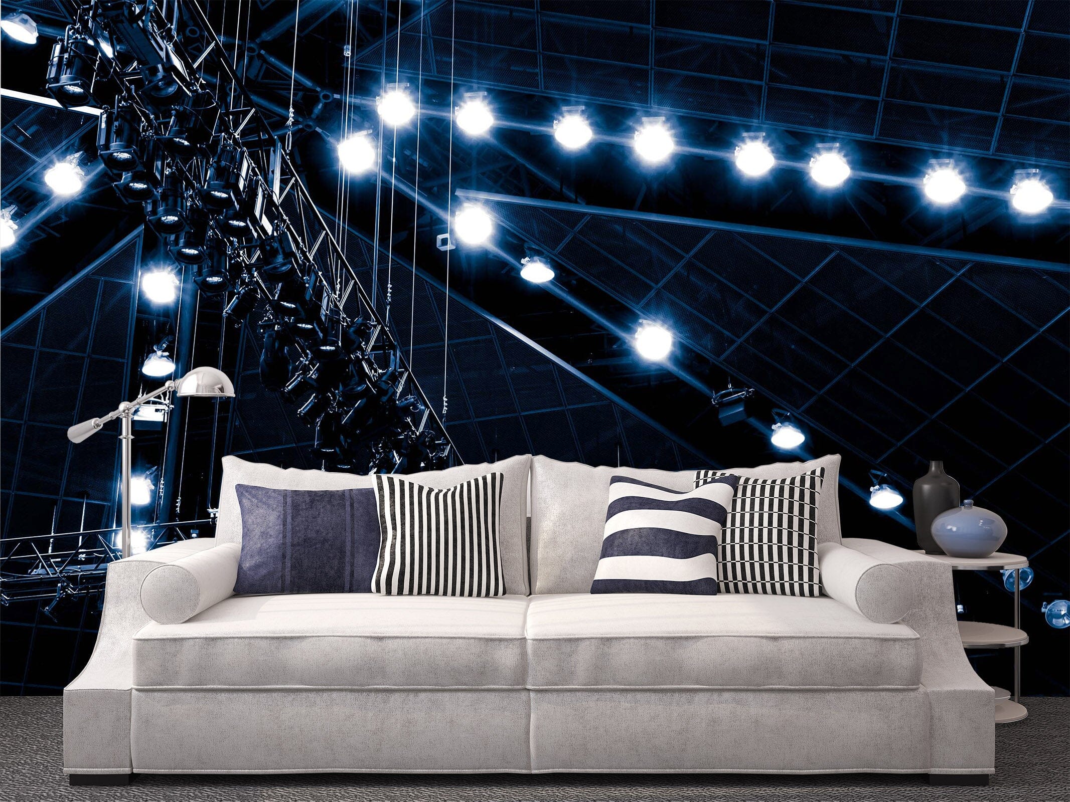 3D White Light 102 Noirblanc777 Wall Mural Wall Murals Wallpaper AJ Wallpaper 2