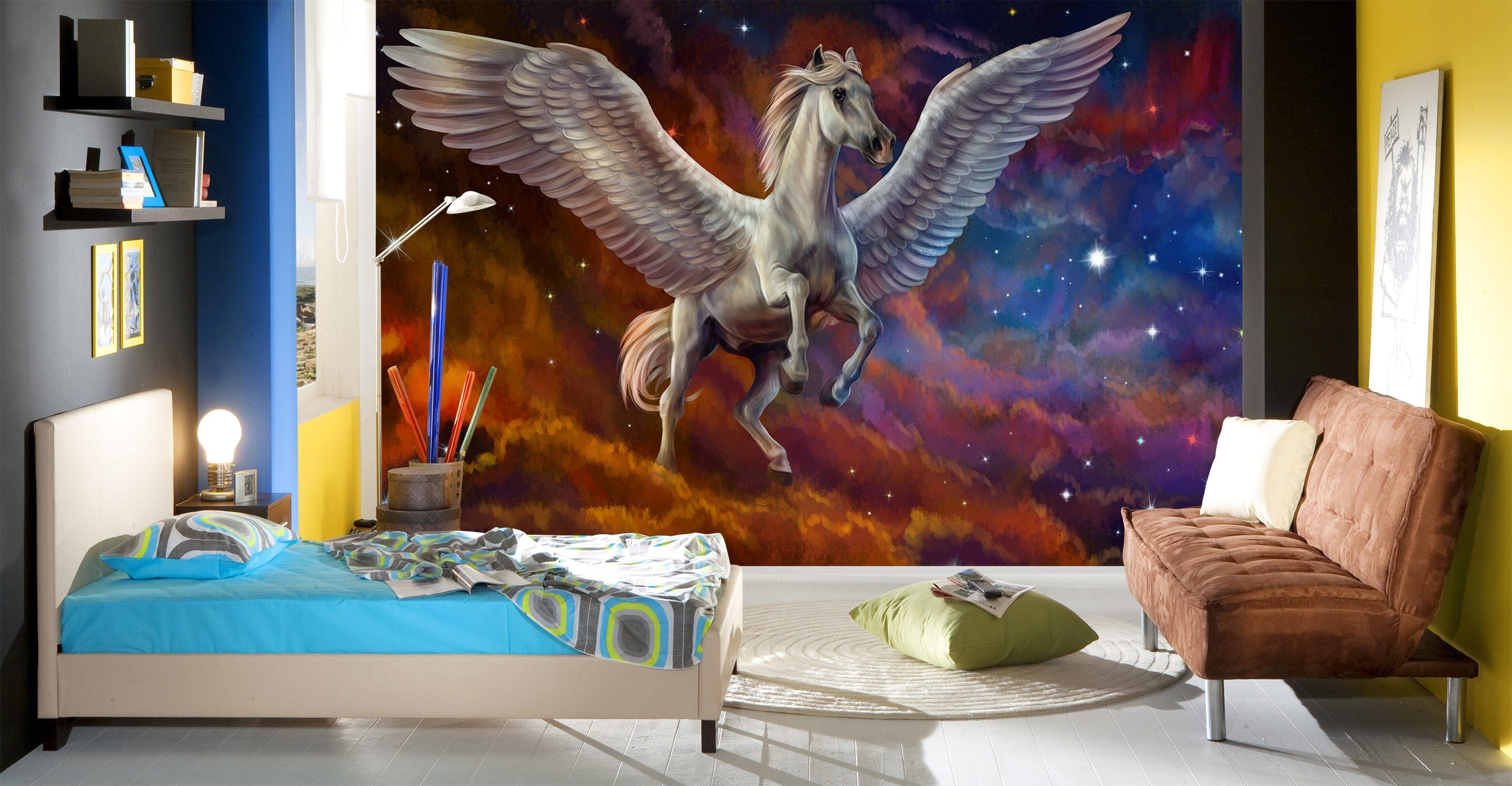 3D Pegasus Stars 288 Wall Murals Wallpaper AJ Wallpaper 2