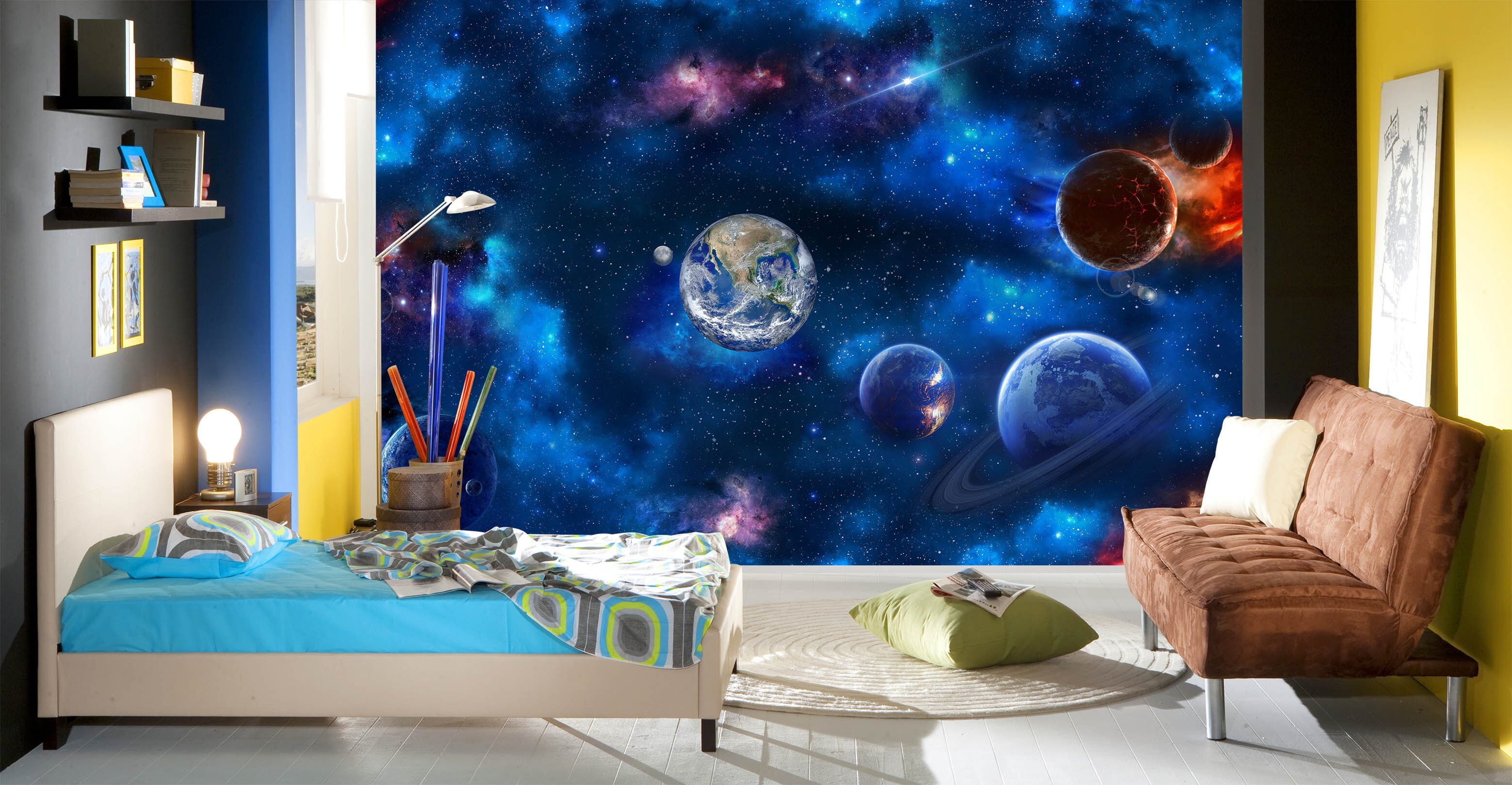 3D Earth Universe 1145 Wall Murals Wallpaper AJ Wallpaper 2