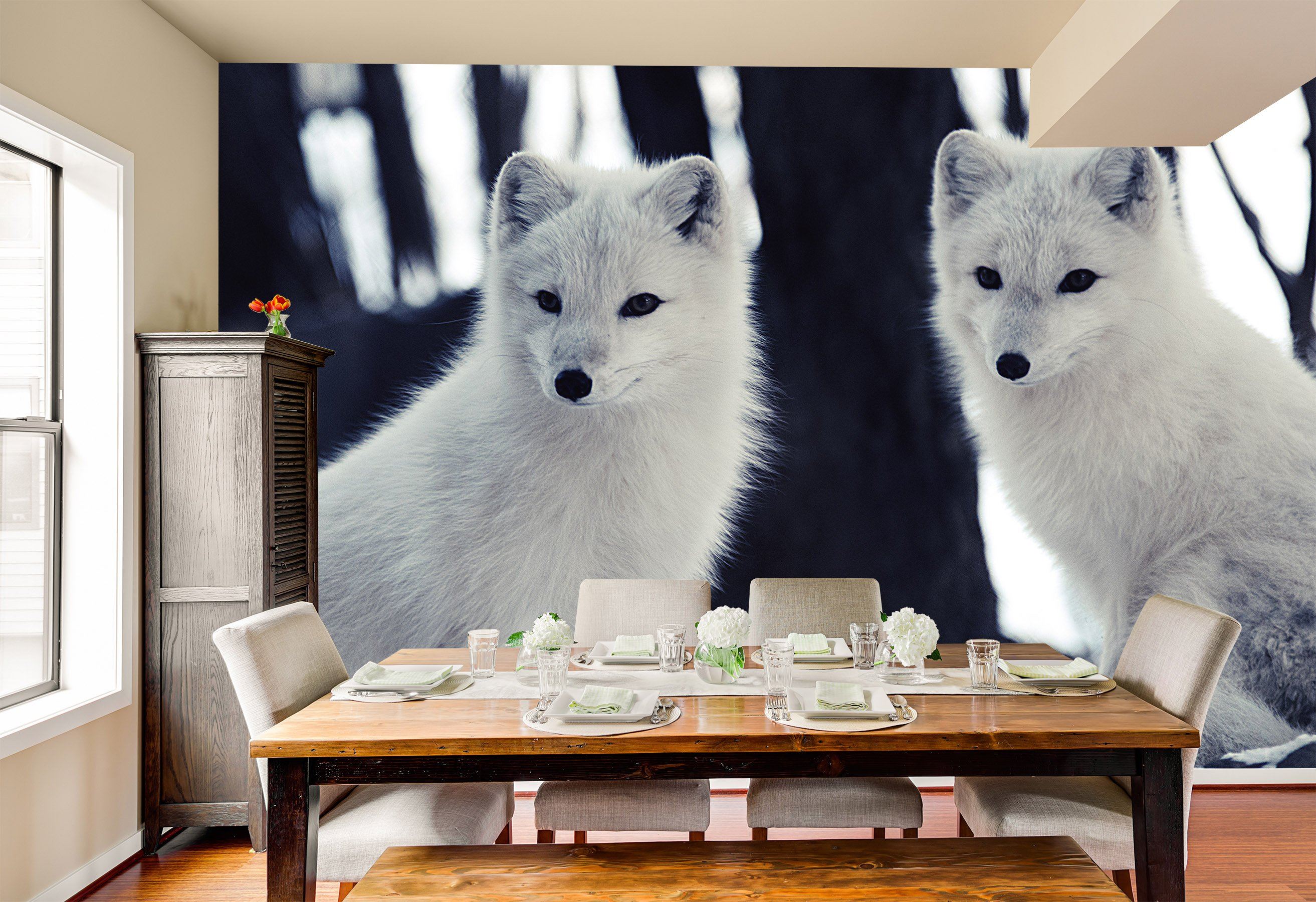3D Arctic Fox 115 Wallpaper AJ Wallpaper