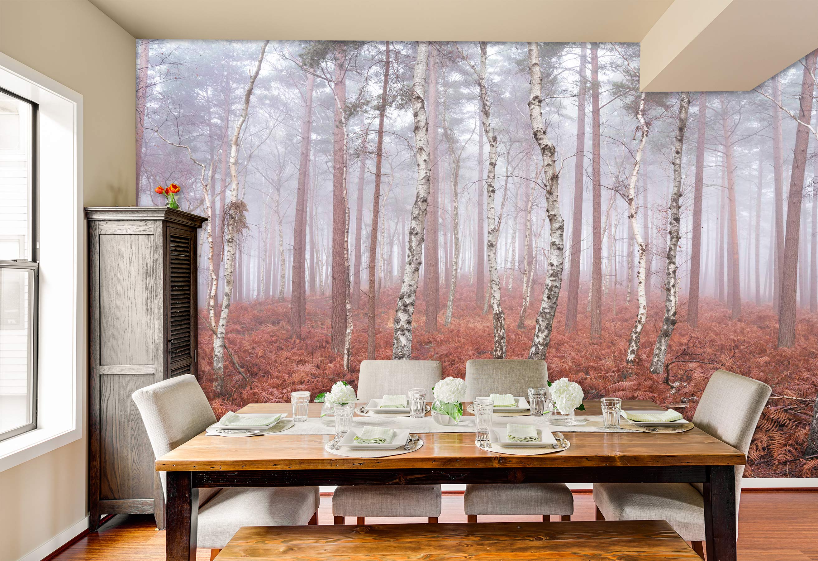 3D Trees Grass 6289 Assaf Frank Wall Mural Wall Murals