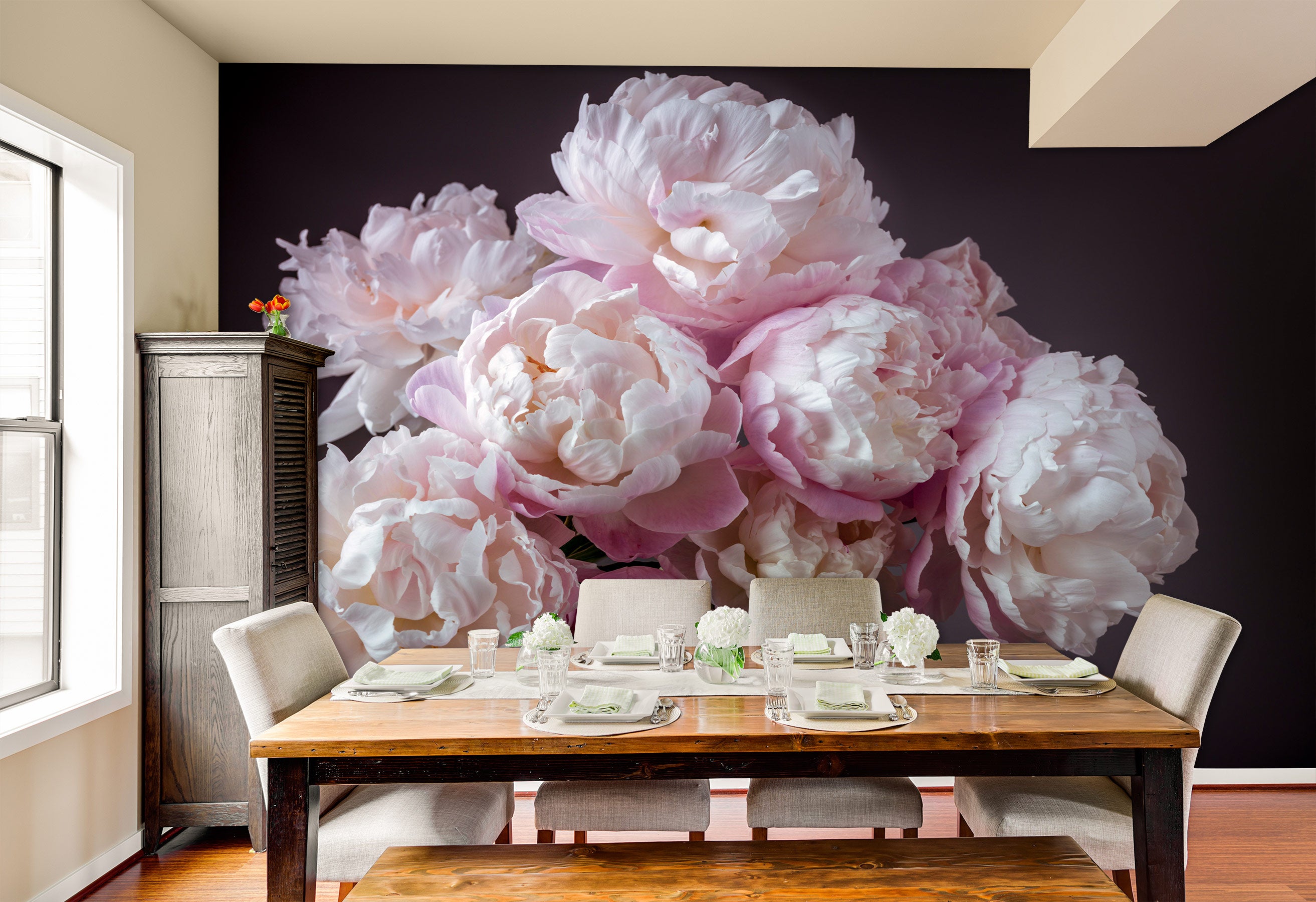 3D Pink Bouquet 6222 Assaf Frank Wall Mural Wall Murals