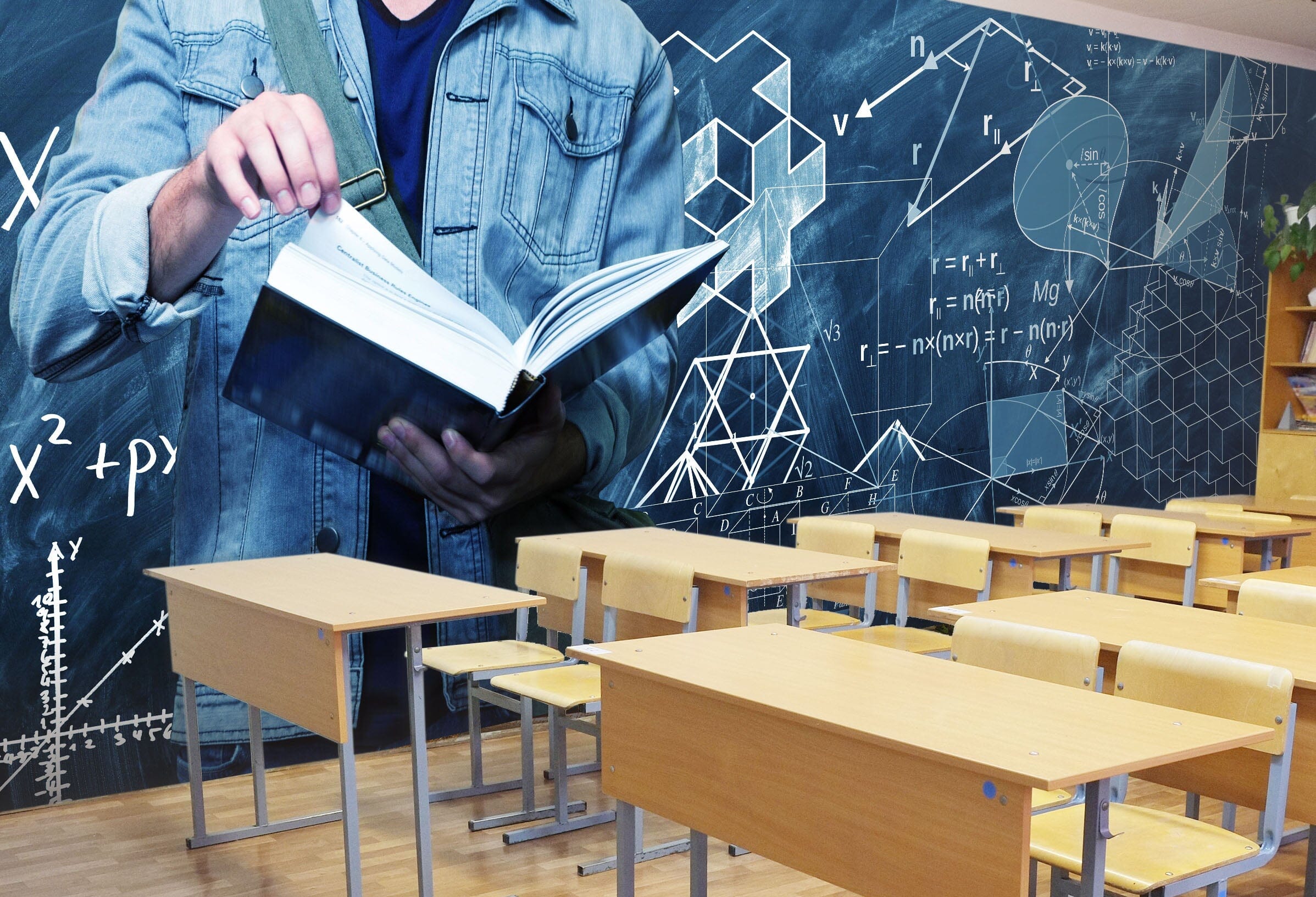 3D Book Formula 142 Wall Murals Wallpaper AJ Wallpaper 2