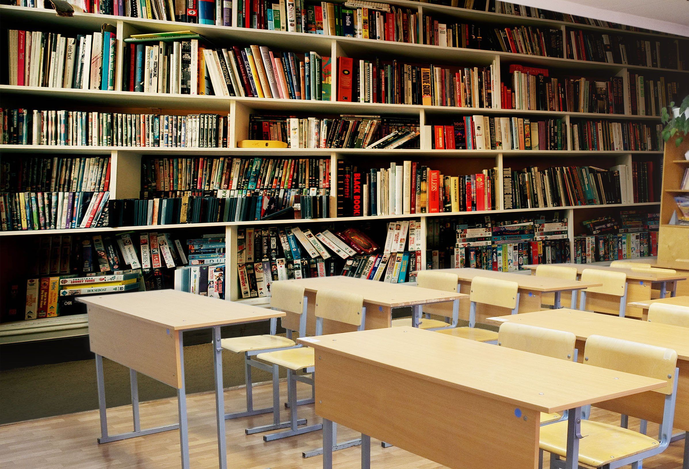 3D bookshelves 57 Wall Murals Wallpaper AJ Wallpaper 2