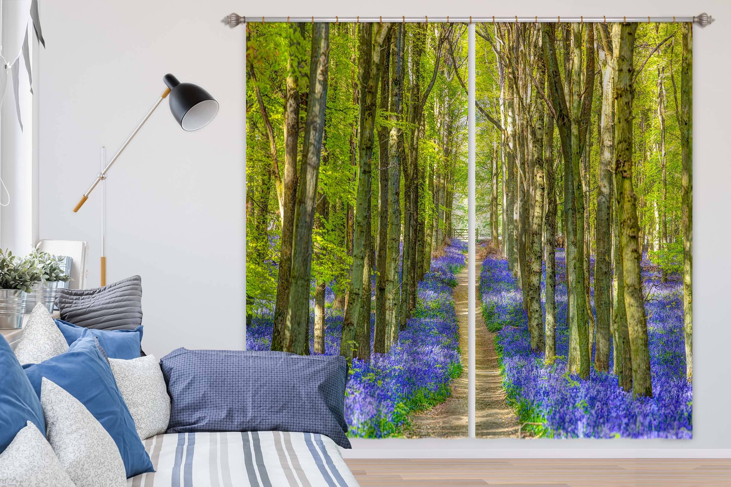 3D Tree Lined Road 016 Assaf Frank Curtain Curtains Drapes Curtains AJ Creativity Home