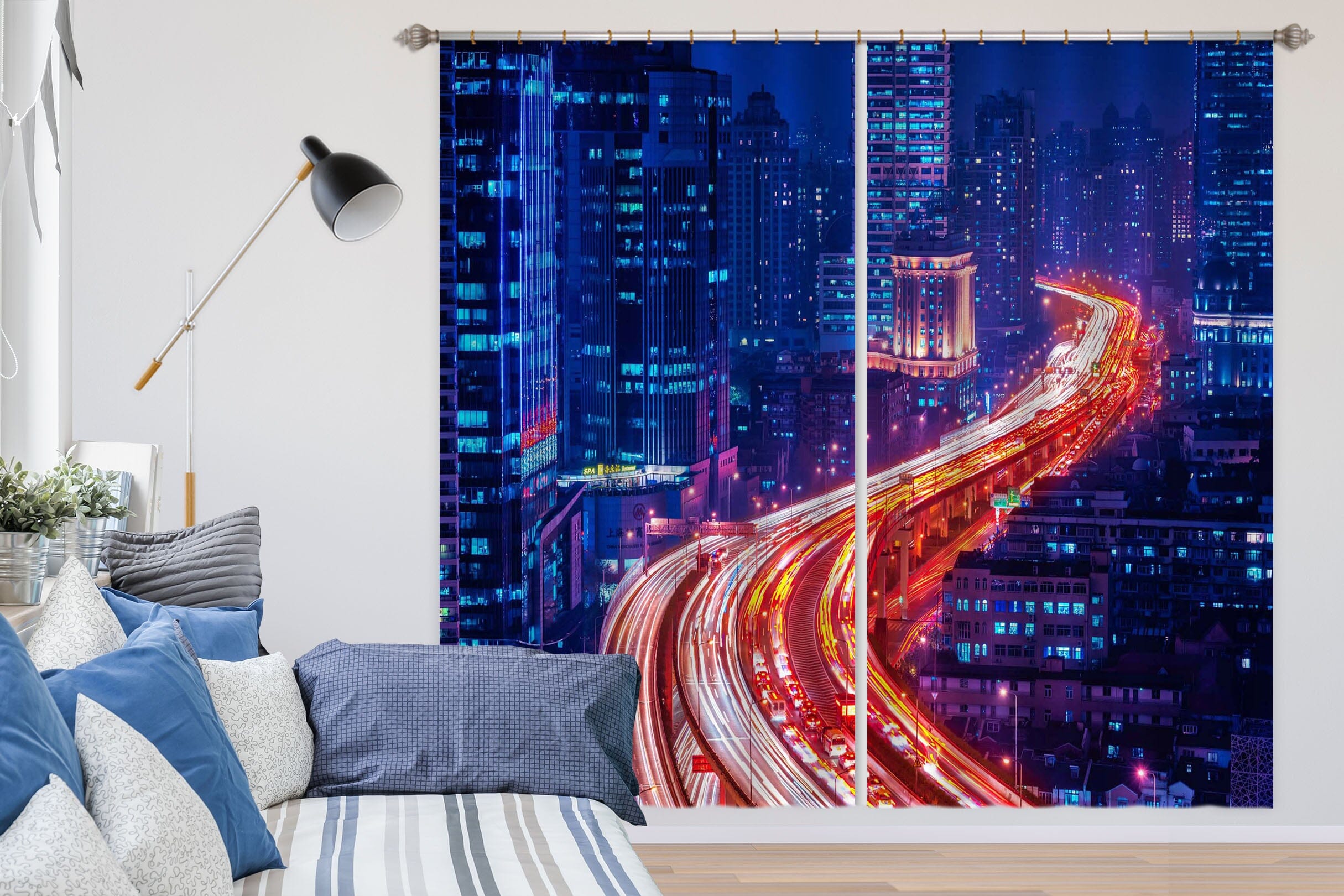 3D Winding Road 192 Marco Carmassi Curtain Curtains Drapes Curtains AJ Creativity Home