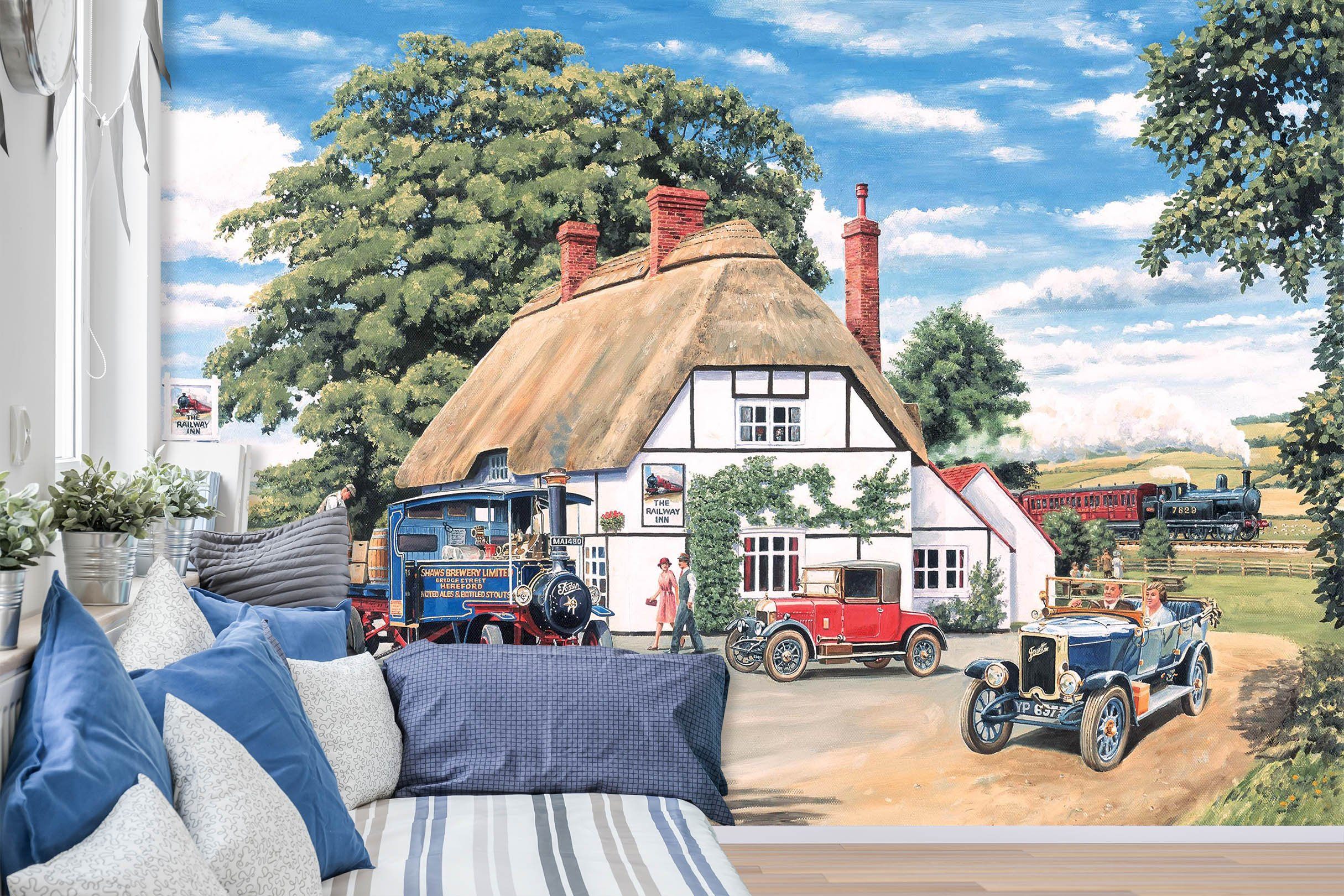 3D Build House 1018 Trevor Mitchell Wall Mural Wall Murals Wallpaper AJ Wallpaper 2