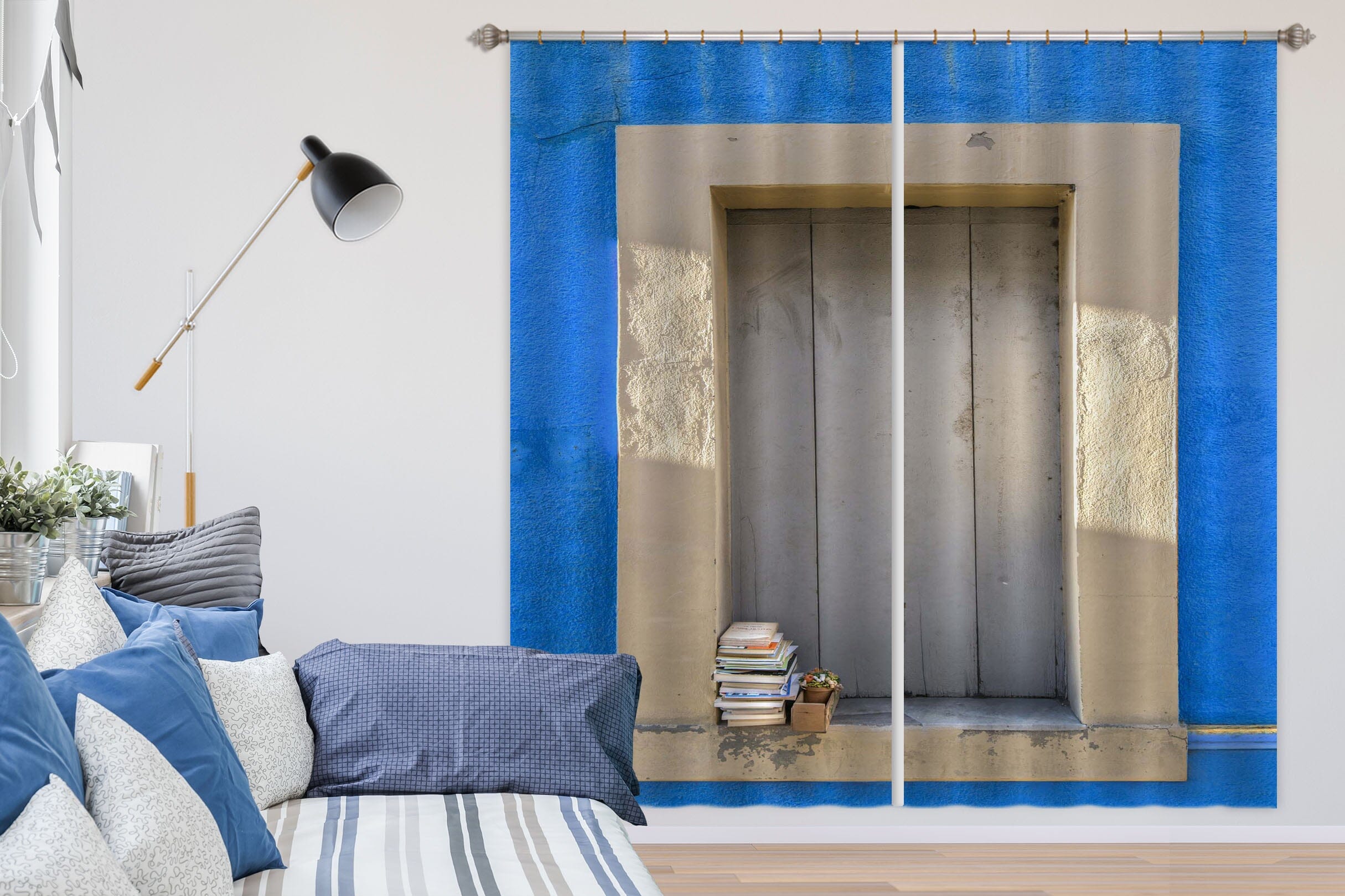 3D Gray Pattern 061 Marco Carmassi Curtain Curtains Drapes Curtains AJ Creativity Home