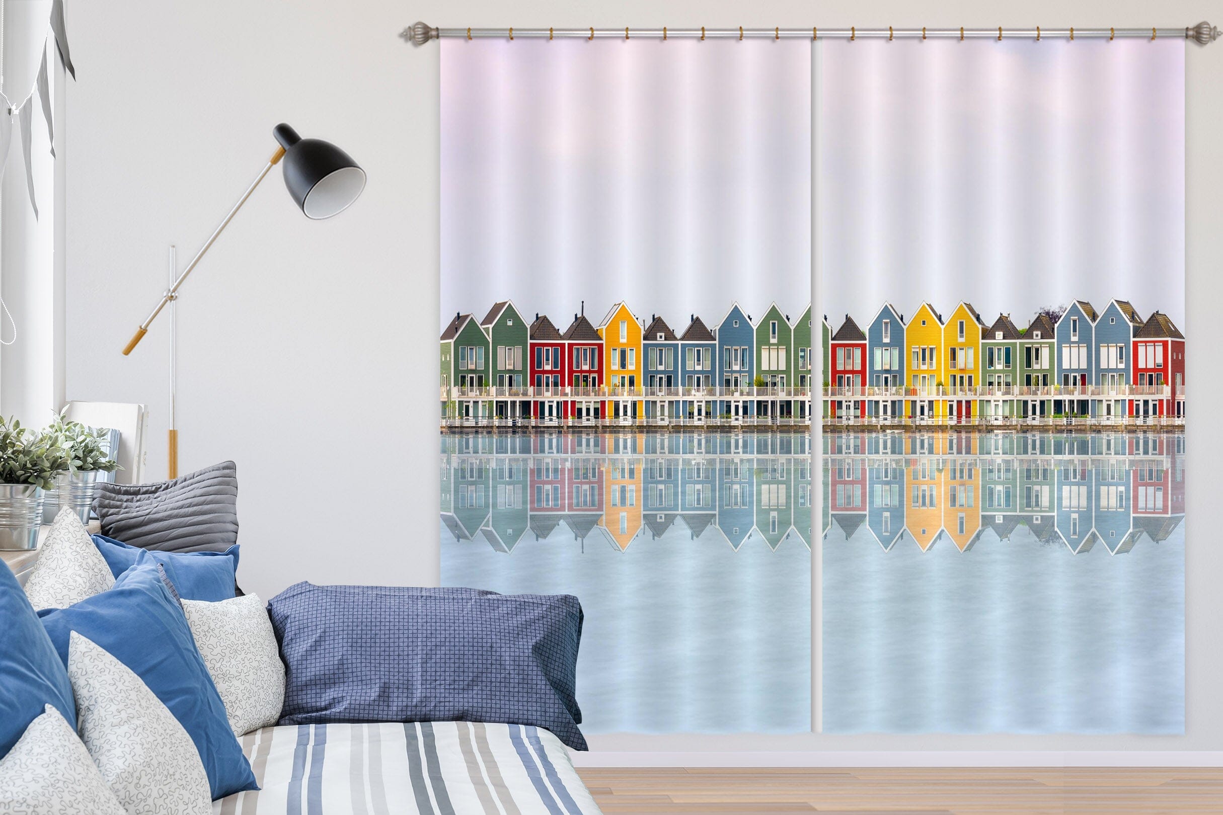 3D Color Building 063 Marco Carmassi Curtain Curtains Drapes Curtains AJ Creativity Home