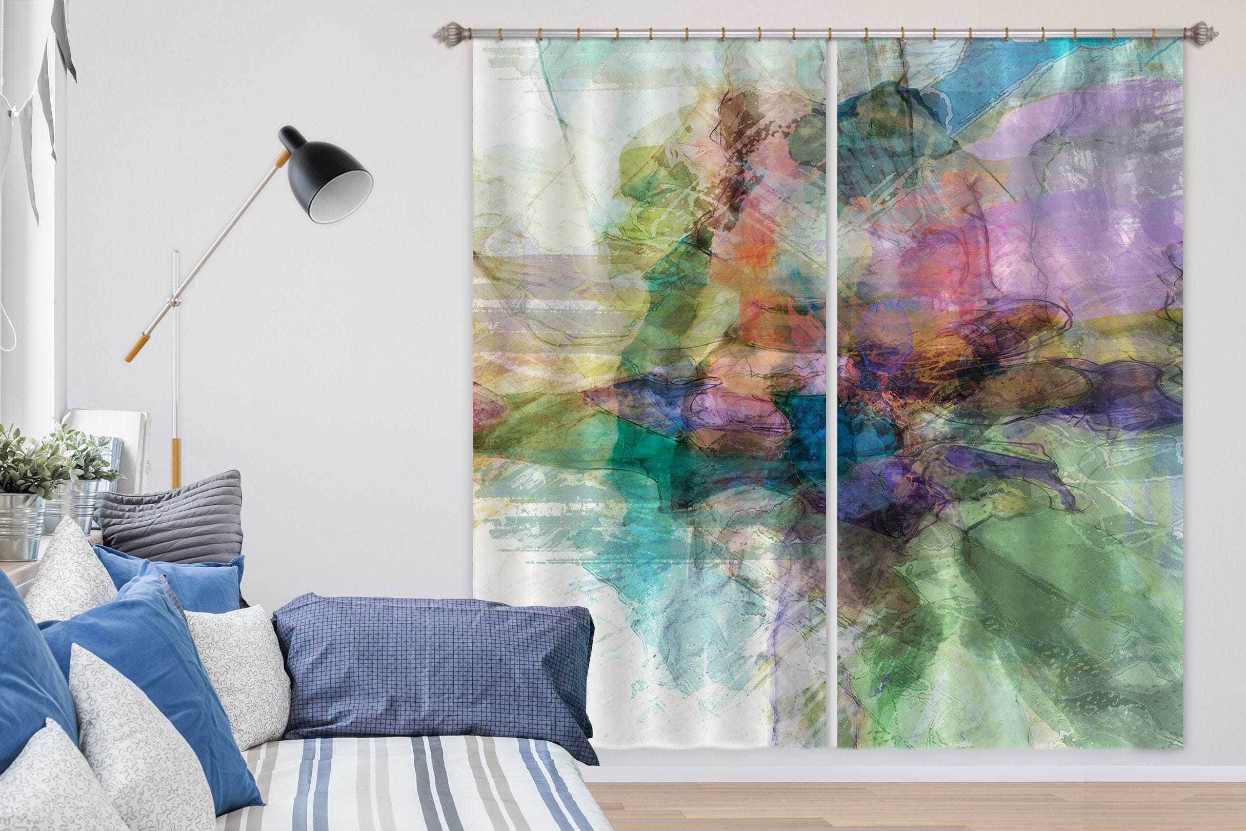 3D Color Splash 232 Michael Tienhaara Curtain Curtains Drapes Curtains AJ Creativity Home