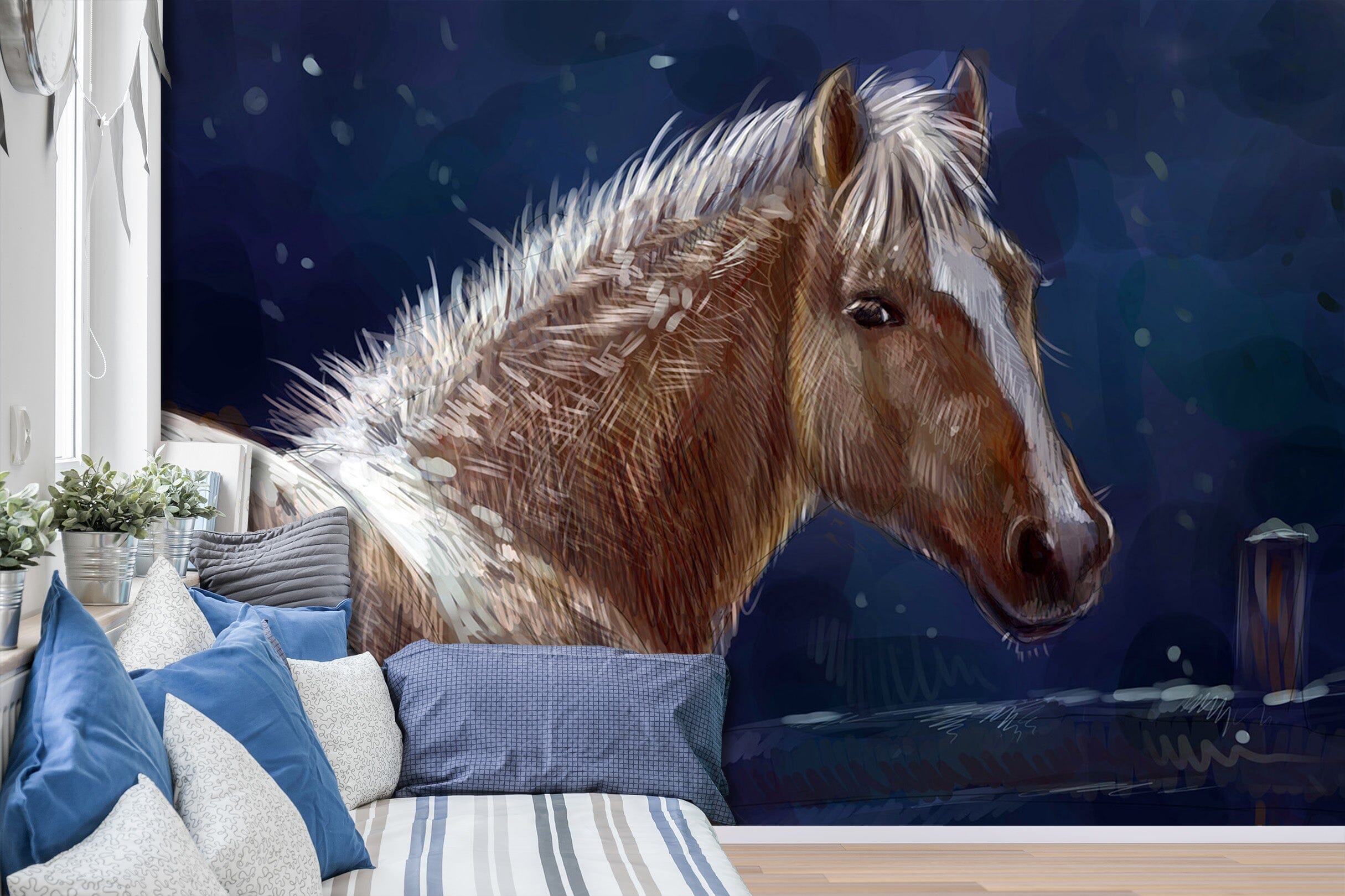 3D Graffiti Horse 284 Wall Murals Wallpaper AJ Wallpaper 2
