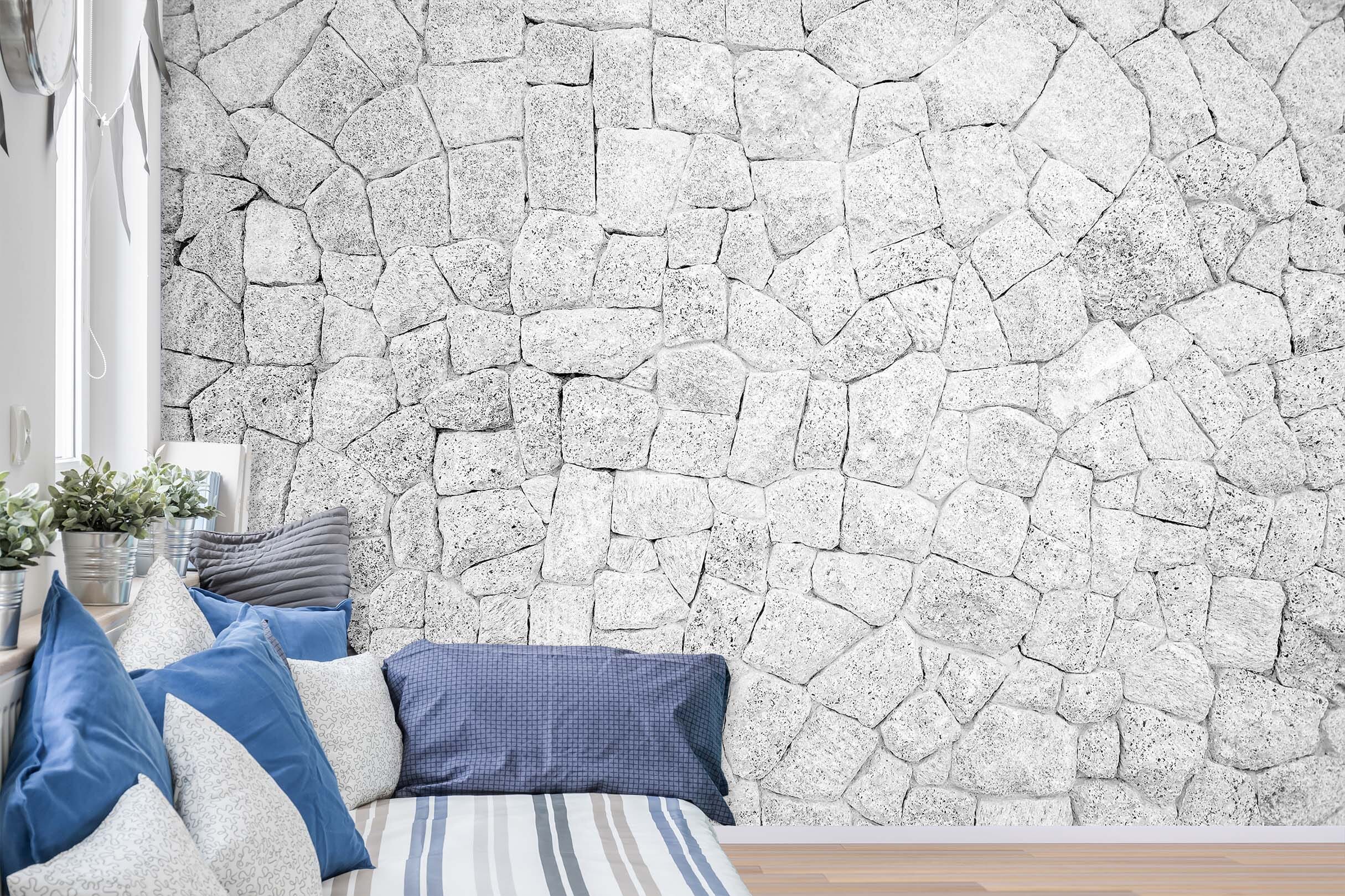 3D Stone Wall 12 Wall Murals Wallpaper AJ Wallpaper 2