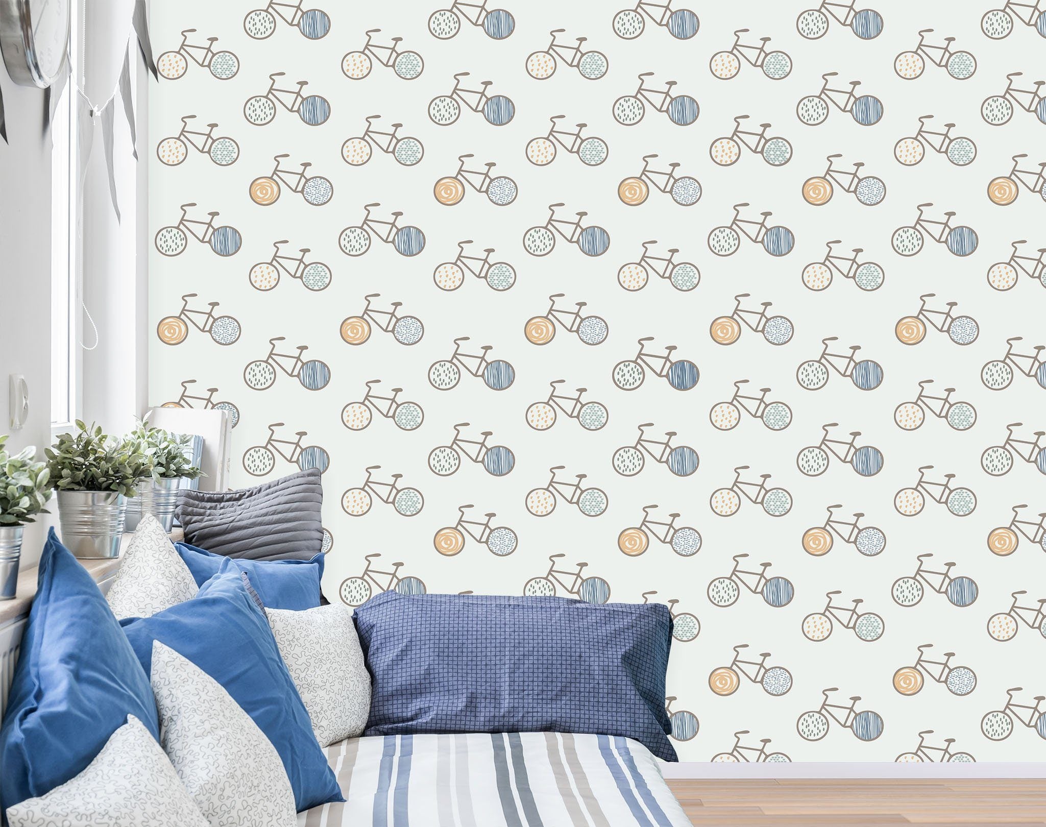 3D Bicycle Texture 1399 Jillian Helvey Wall Mural Wall Murals Wallpaper AJ Wallpaper 2