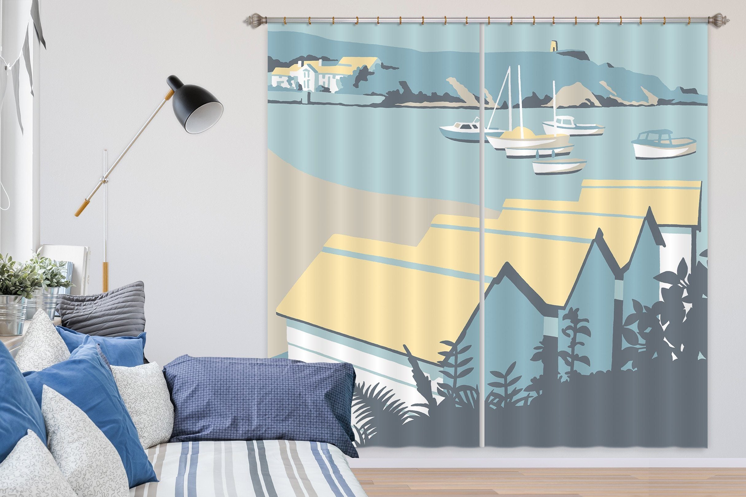 3D Bude 107 Steve Read Curtain Curtains Drapes Curtains AJ Creativity Home