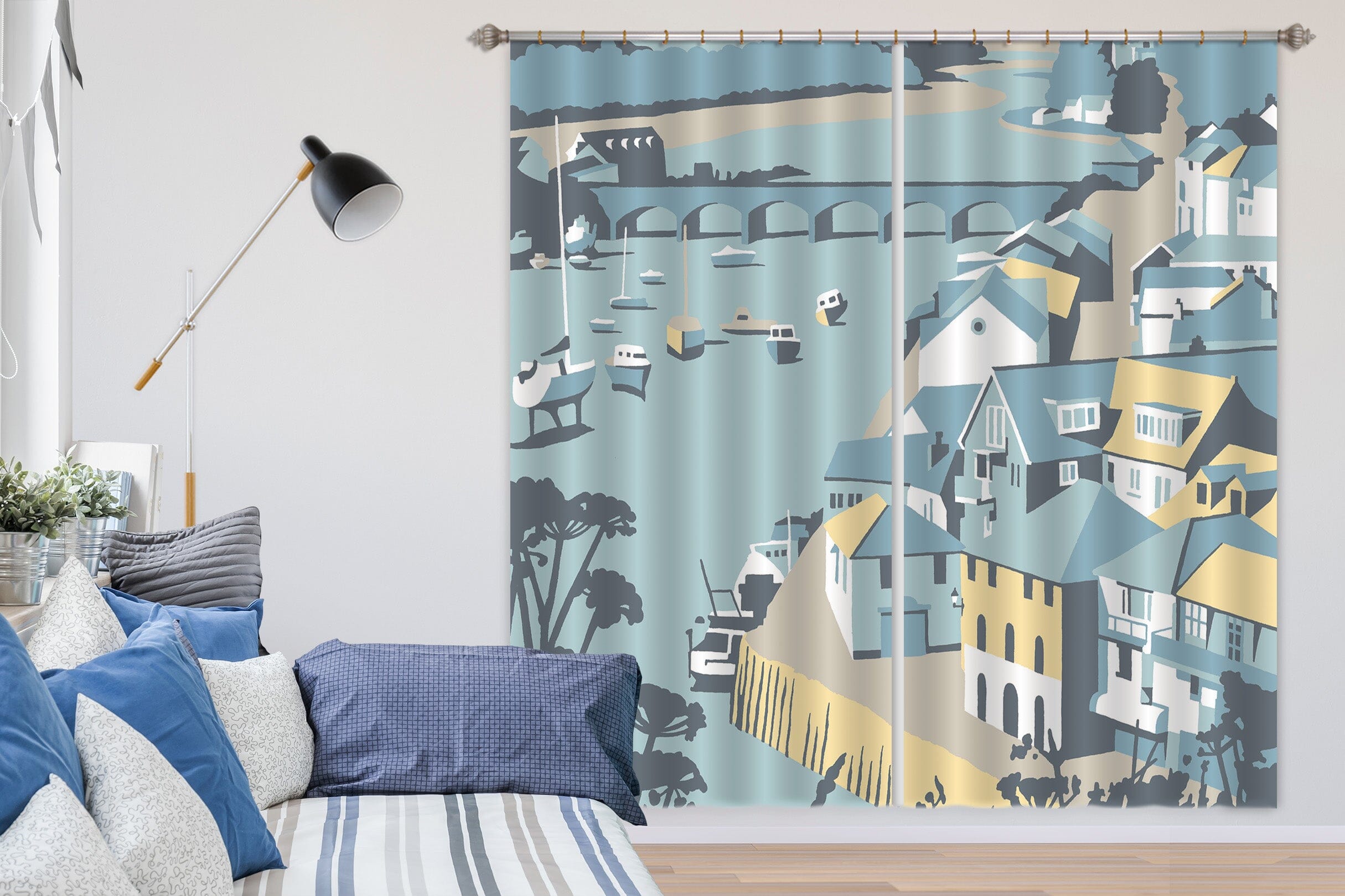 3D Looe 046 Steve Read Curtain Curtains Drapes Curtains AJ Creativity Home