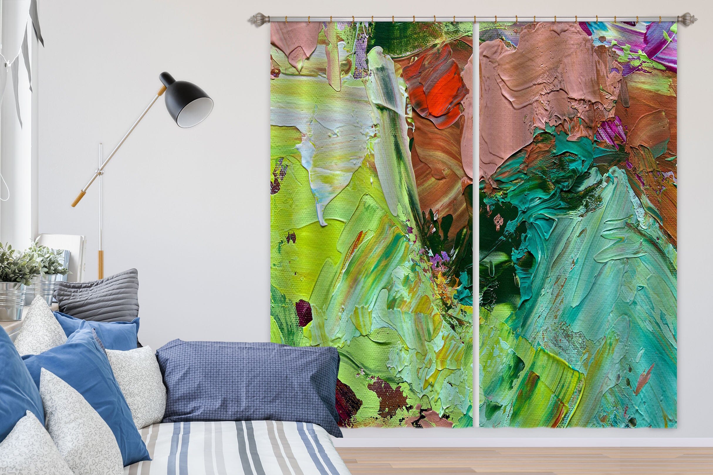 3D Color Graffiti 199 Allan P. Friedlander Curtain Curtains Drapes Curtains AJ Creativity Home