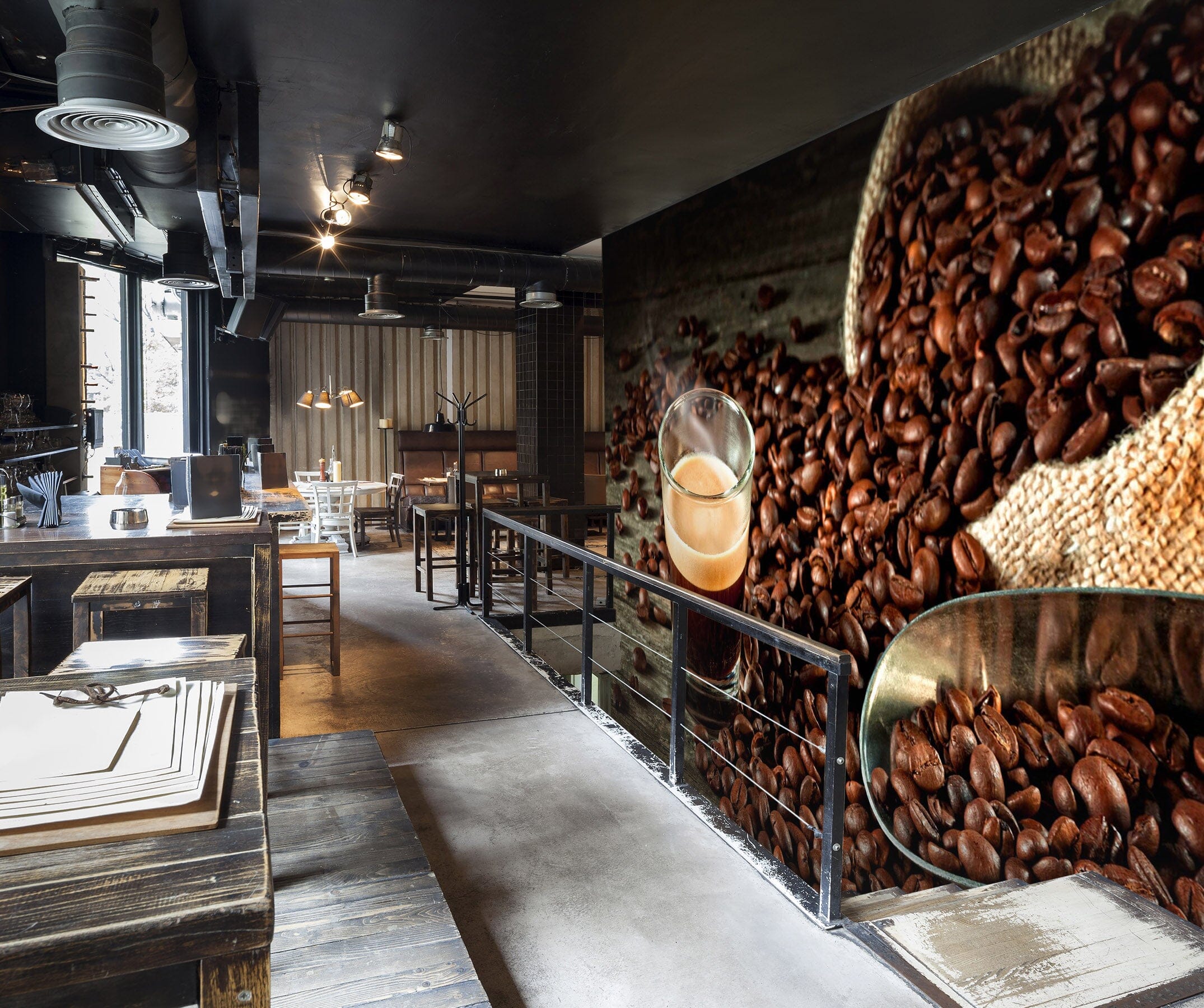 3D Coffee Aroma 1438 Wall Murals Wallpaper AJ Wallpaper 2