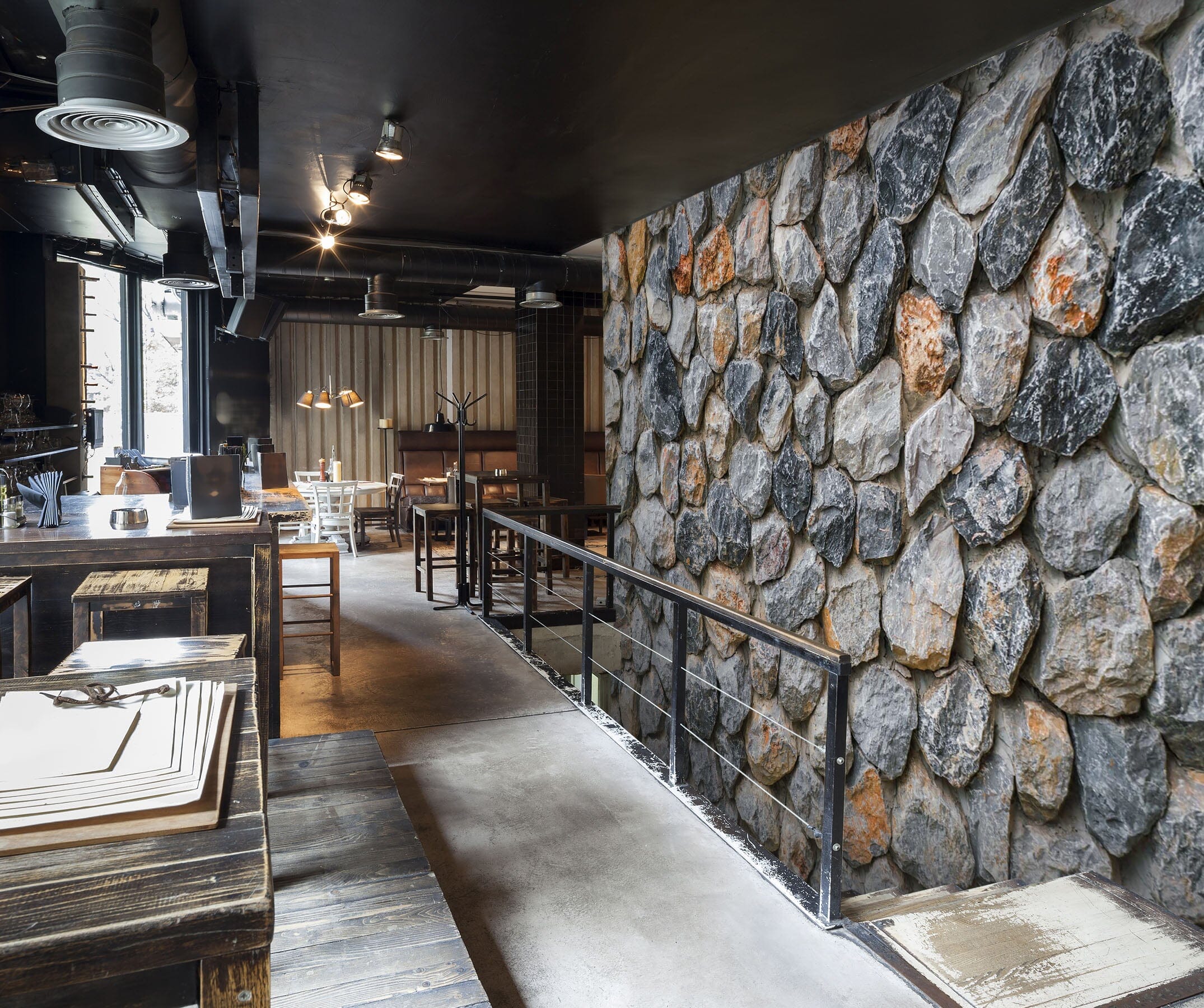 3D Black Stones 1927 Wall Murals Wallpaper AJ Wallpaper 2