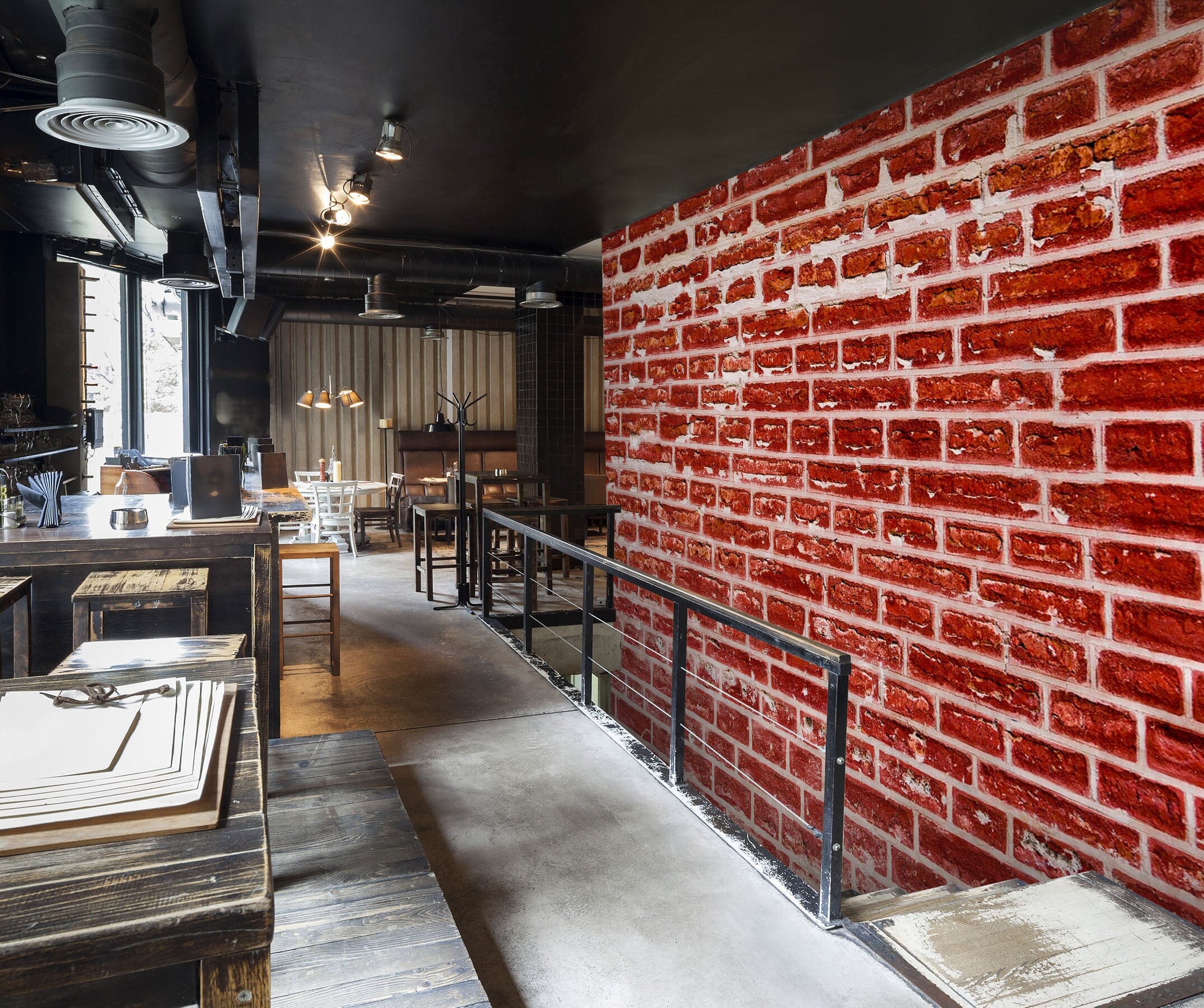 3D Red City Wall 1411 Wall Murals Wallpaper AJ Wallpaper 2