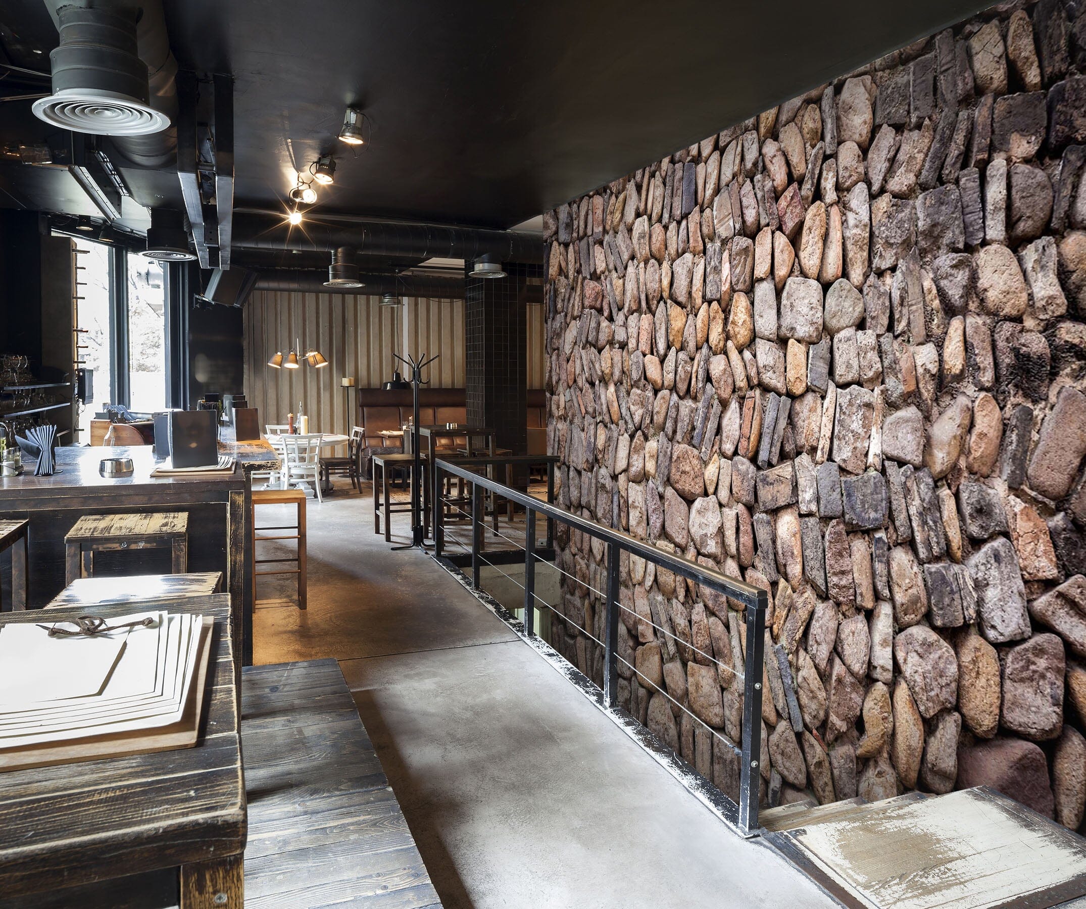 3D Stone Wall 1933 Wall Murals Wallpaper AJ Wallpaper 2