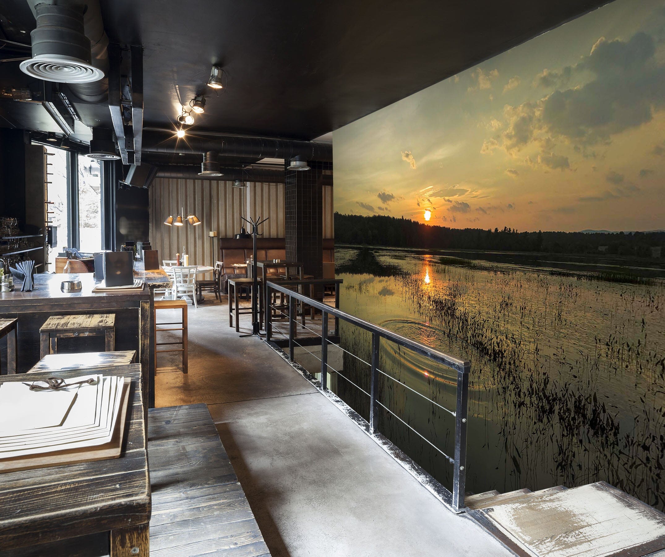 3D Sunset Steppe 109 Jerry LoFaro Wall Mural Wall Murals Wallpaper AJ Wallpaper 2