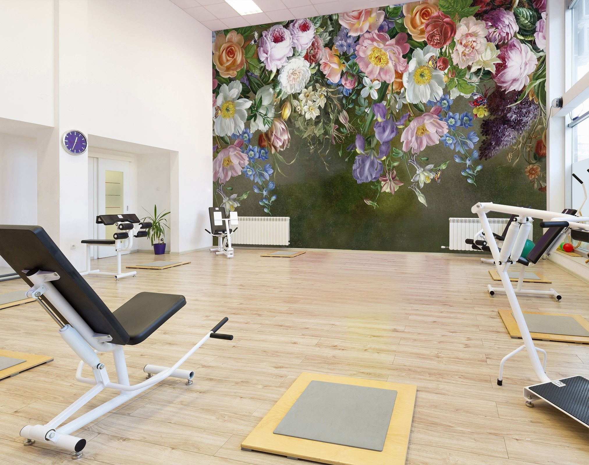 3D colorful flowers 11 Wall Murals Wallpaper AJ Wallpaper