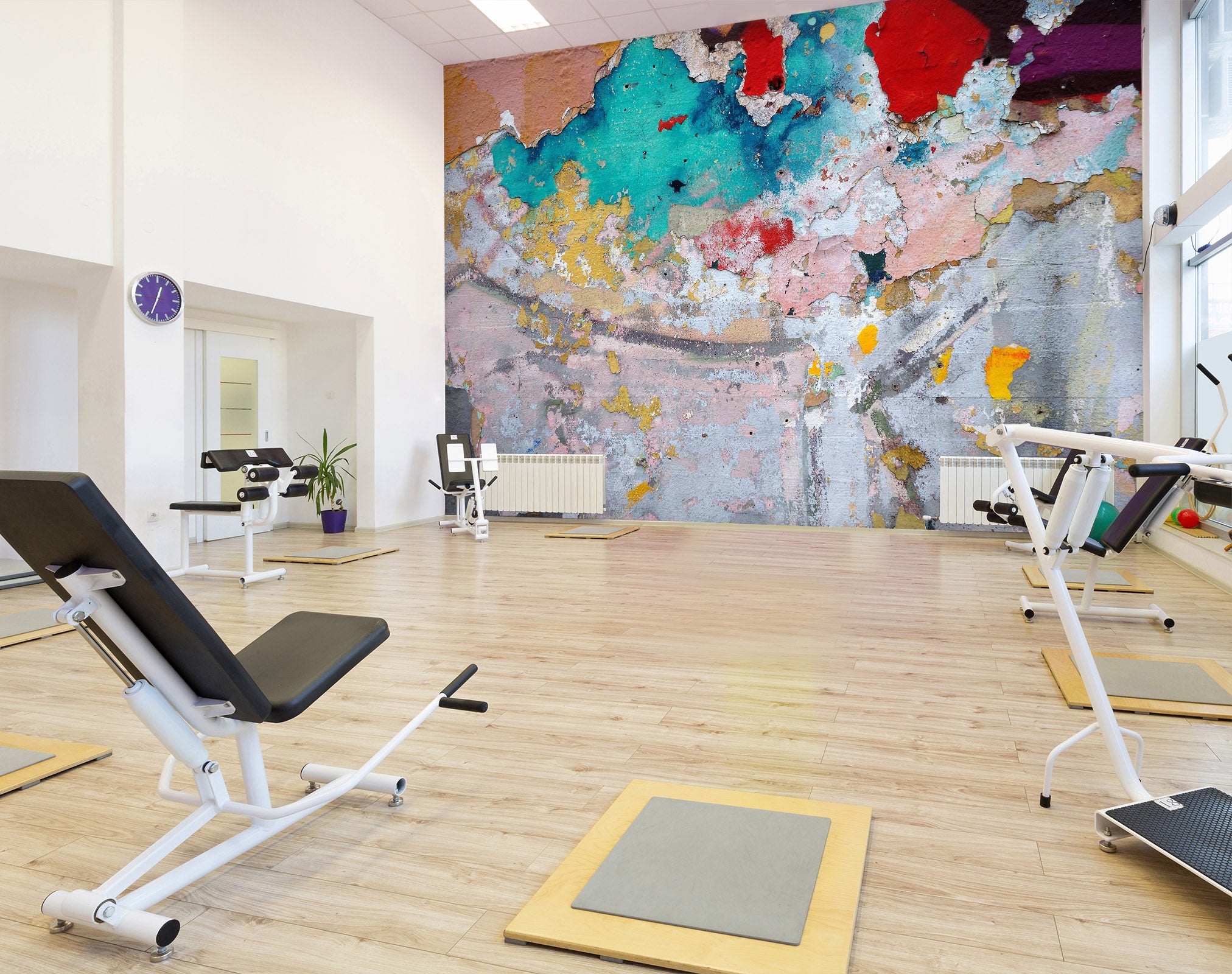 3D Color Graffiti 125 Wall Murals Wallpaper AJ Wallpaper 2