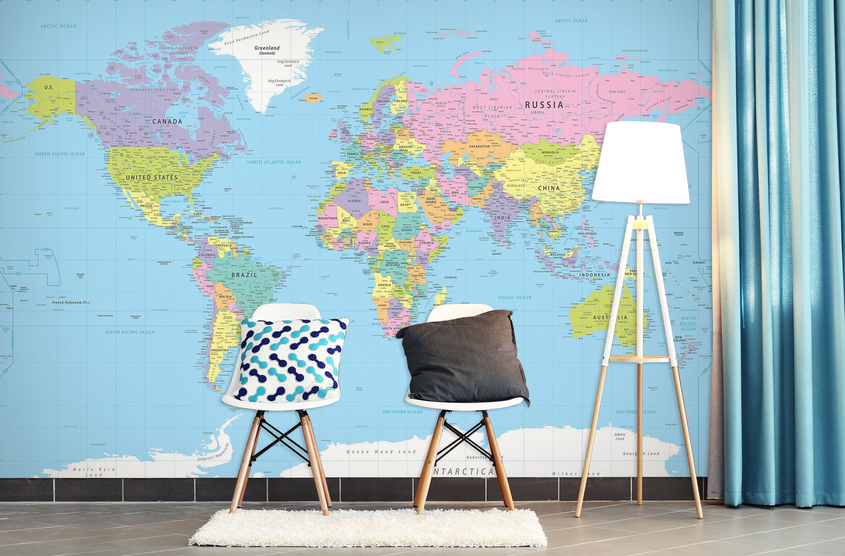 3D Map 58191 Wall Murals