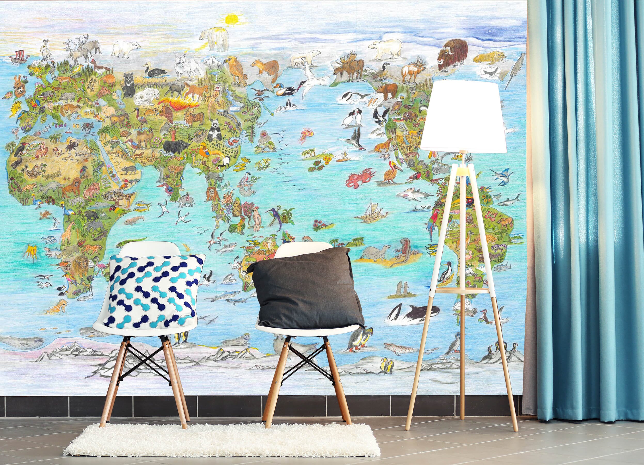 3D Ocean Island 1415 Michael Sewell Wall Mural Wall Murals Wallpaper AJ Wallpaper 2