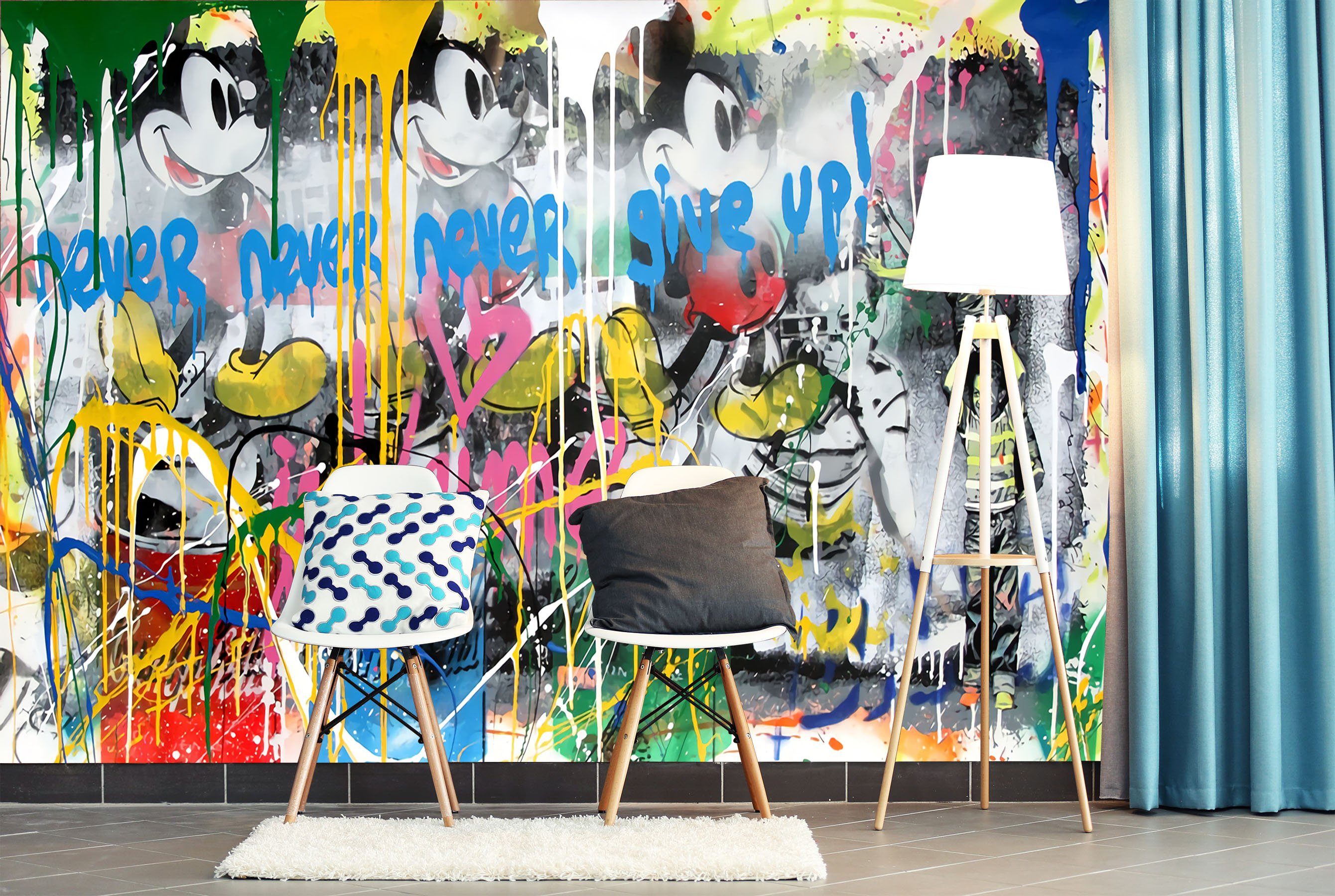 3D Child Graffiti Wall 5 Wallpaper AJ Wallpaper 2