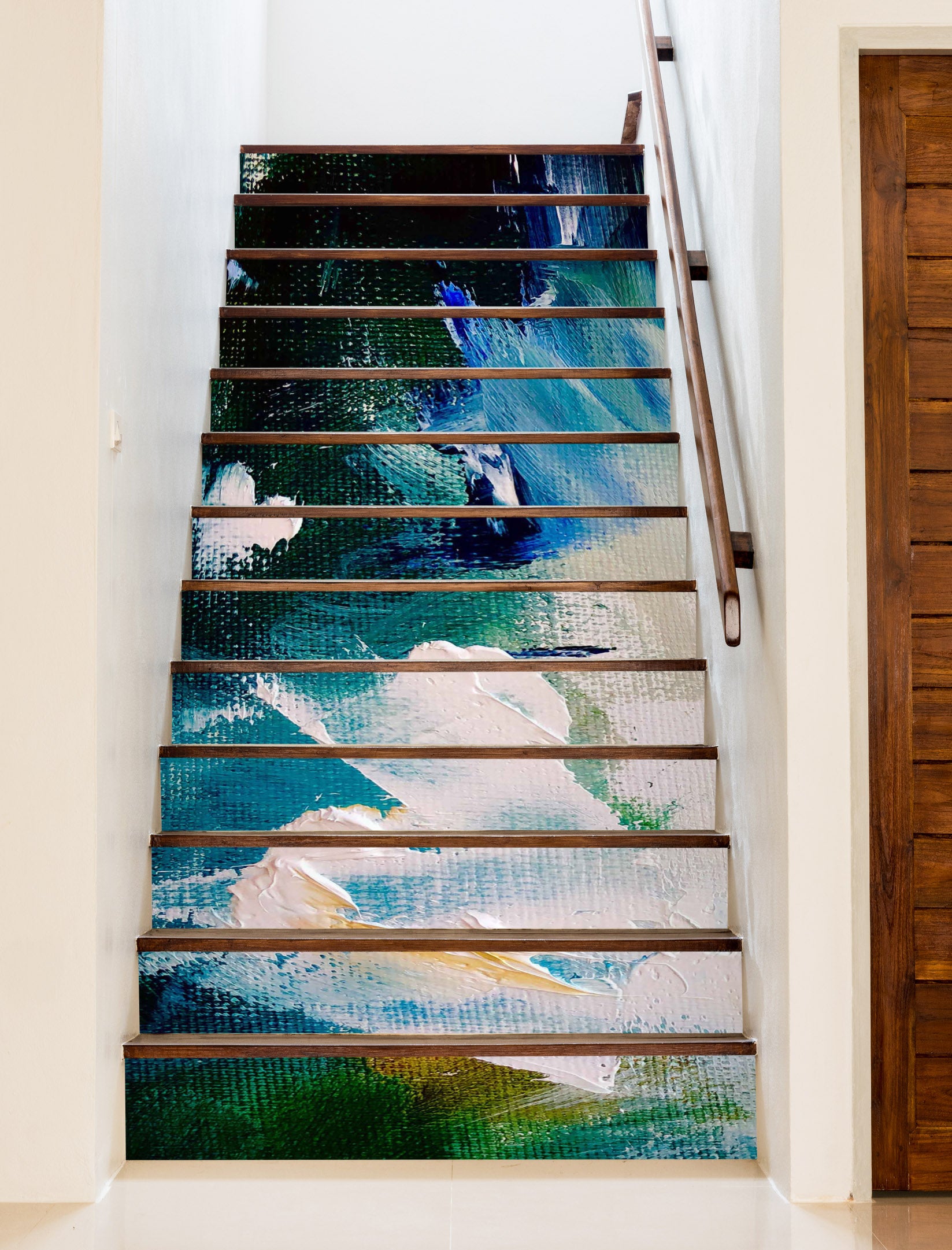 3D Painted Pigments 2194 Skromova Marina Stair Risers