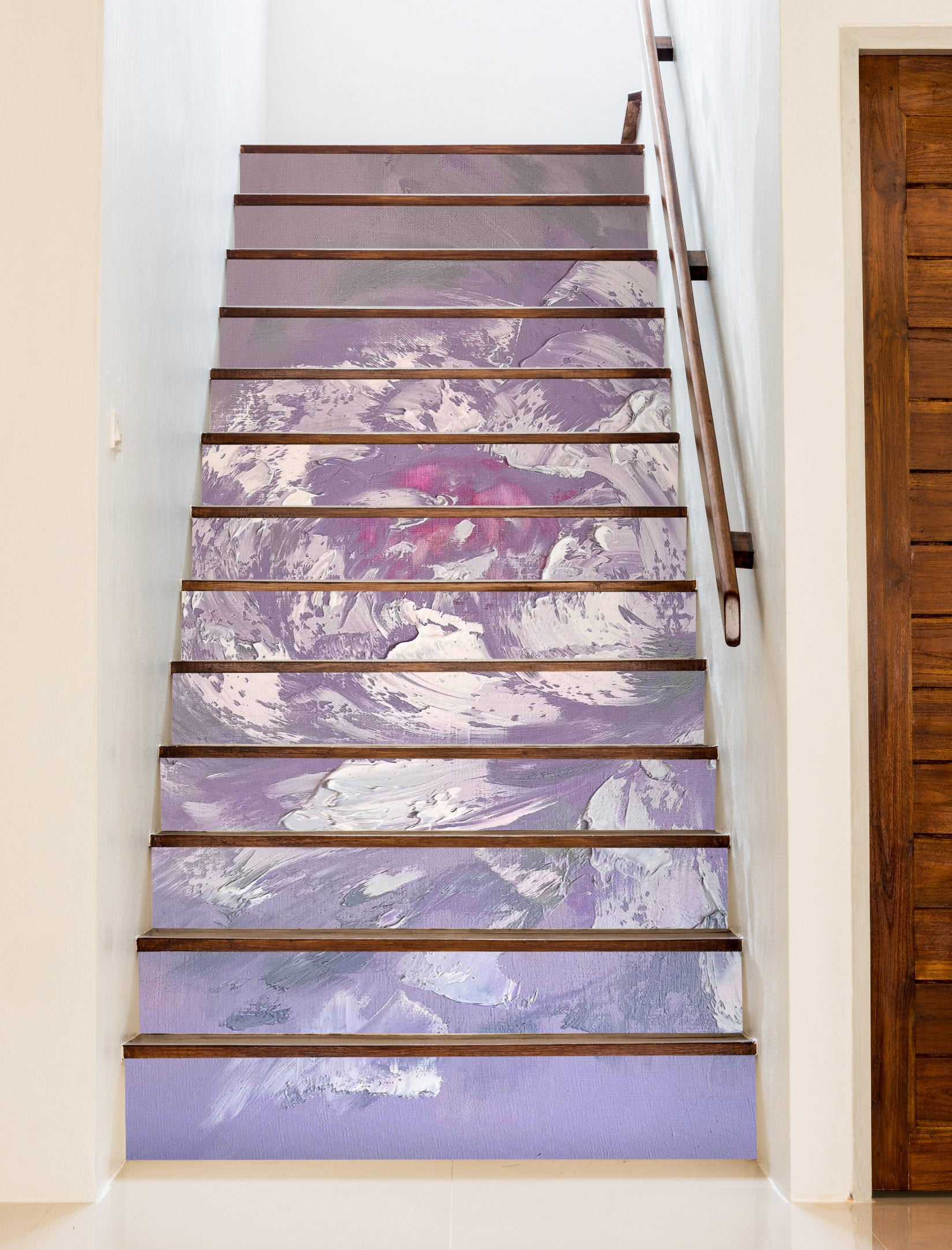 3D White Pattern 3936 Skromova Marina Stair Risers