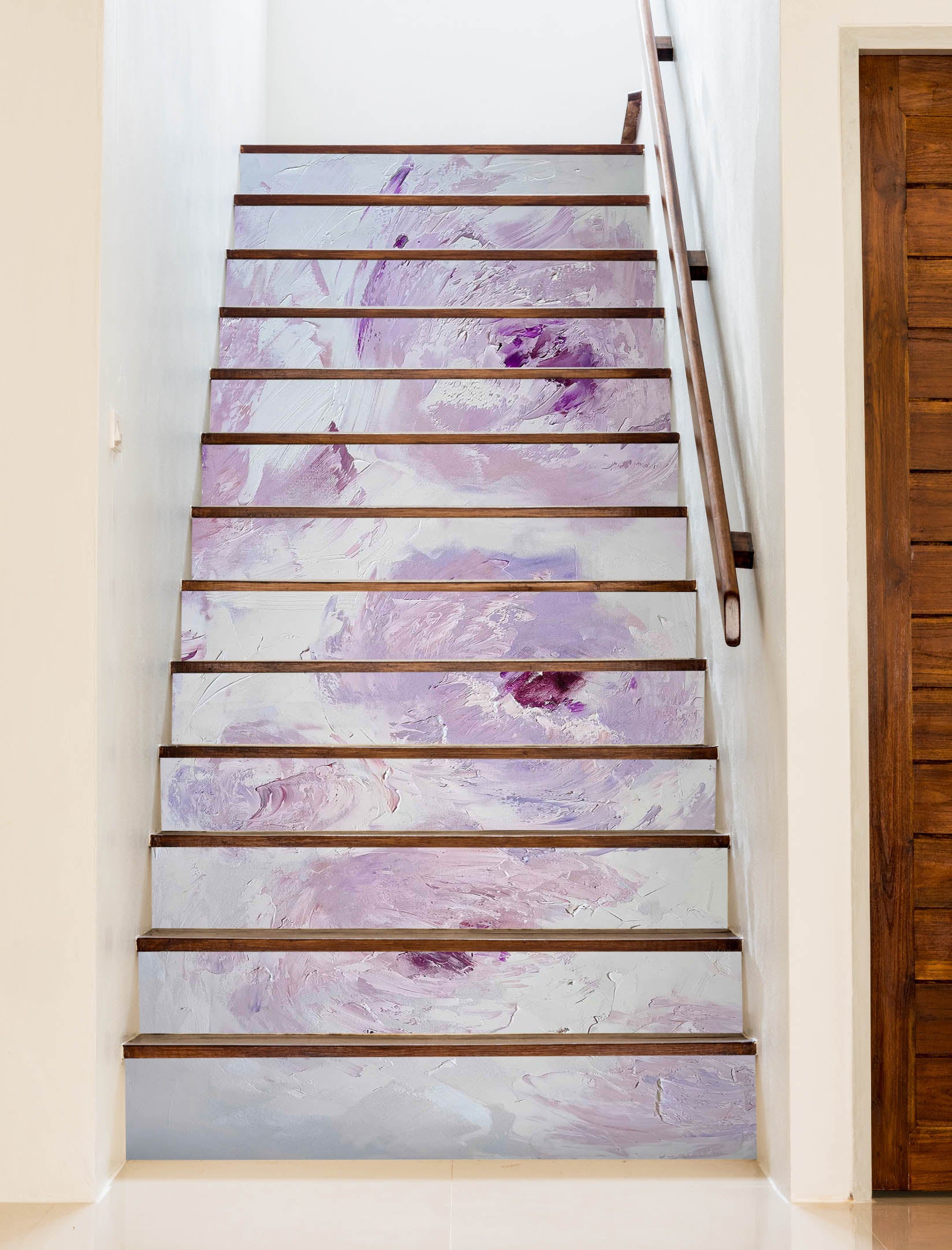 3D Pink Flower 3912 Skromova Marina Stair Risers