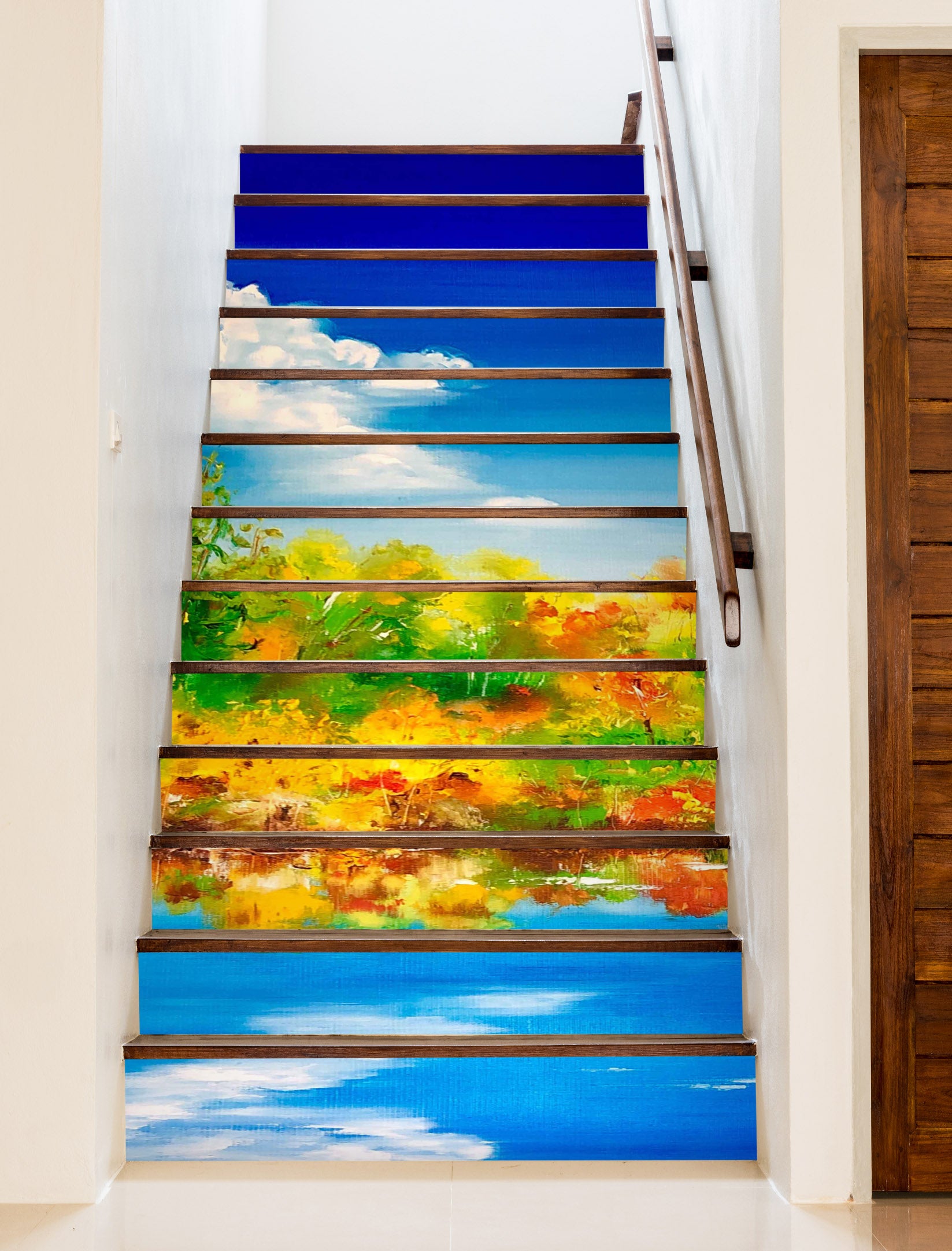 3D Oil Painting Landscape 2186 Skromova Marina Stair Risers