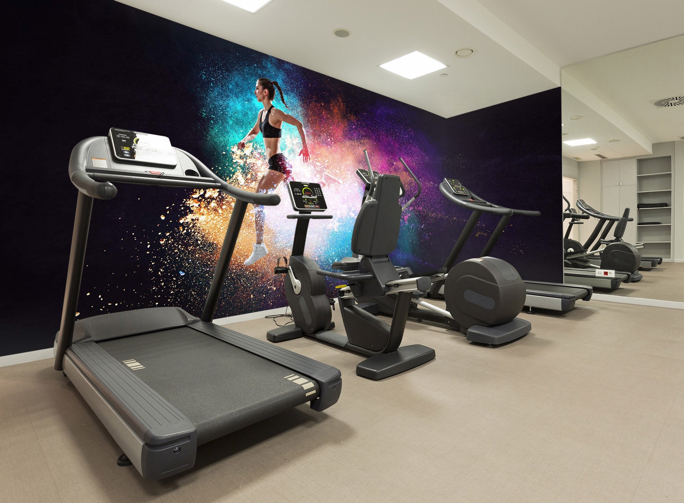 3D Running 115 Wall Murals Wallpaper AJ Wallpaper 2